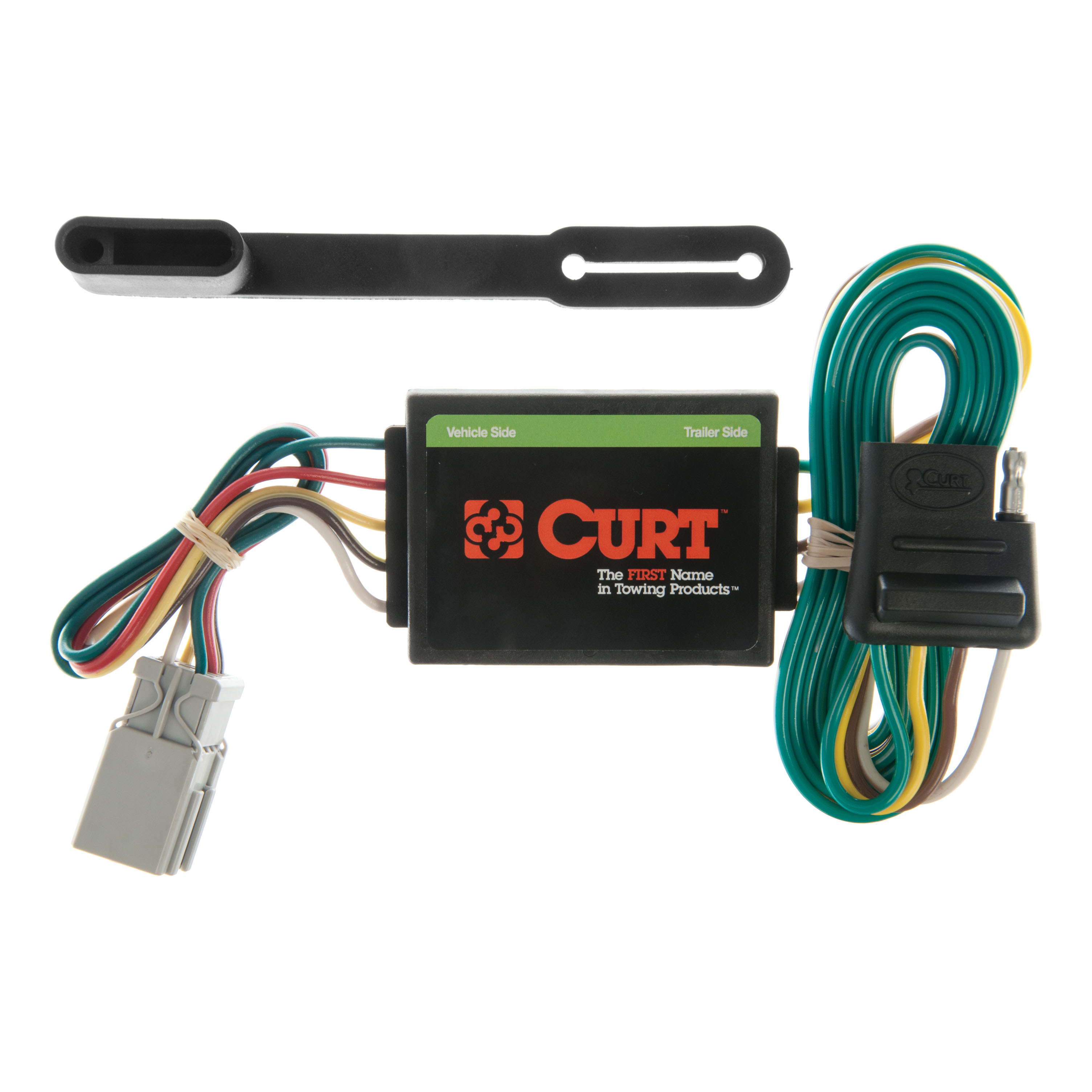 CURT 55336 - Custom 4-Flat, Select Honda and Acura Vehicles, OEM Tow Package Required