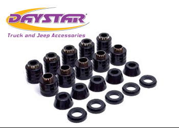 Daystar KJ04005BK - 87-96 Jeep Wrangler YJ Body Mounts