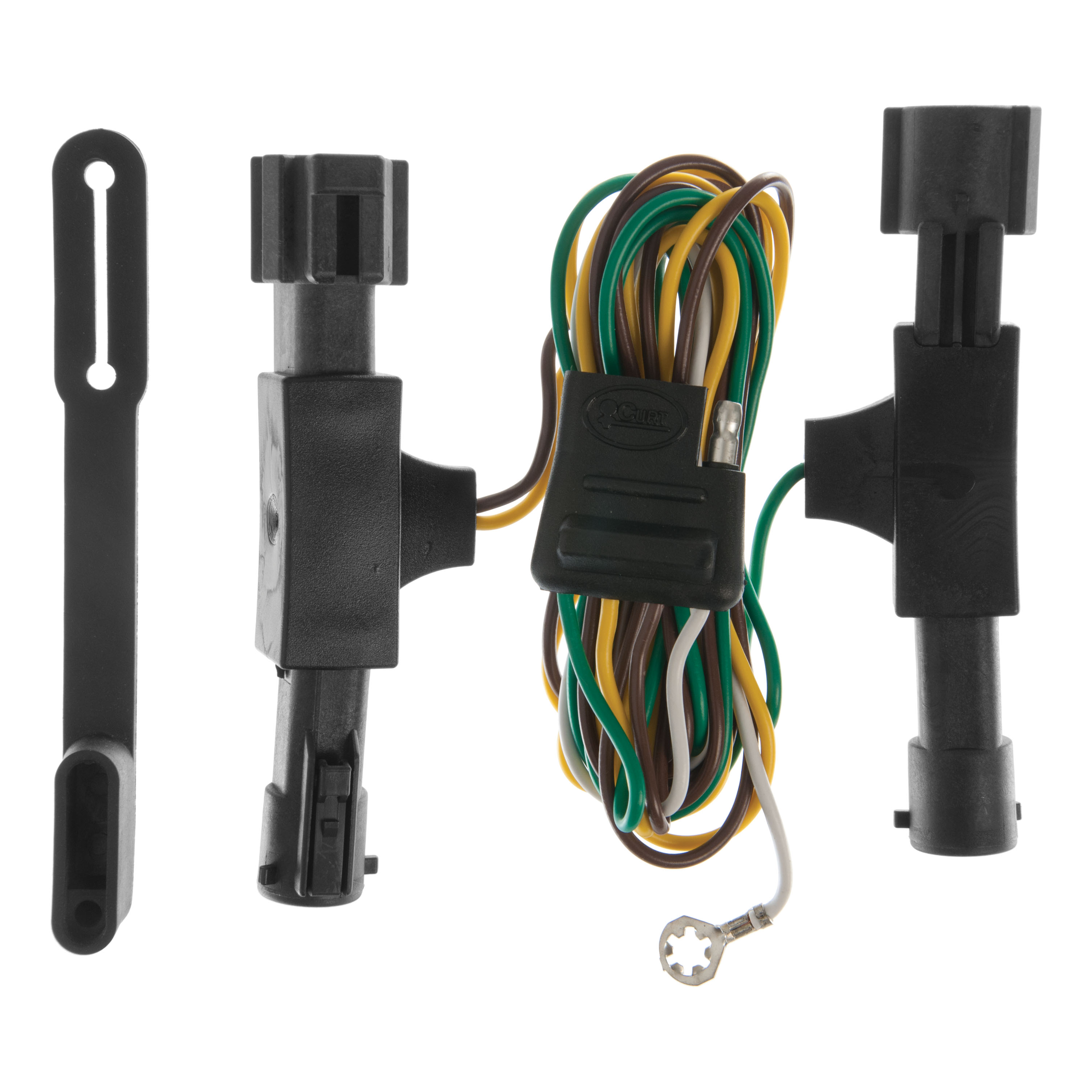 CURT 55350 - Custom Wiring Harness, 4-Way Flat Output, Select Ford Bronco