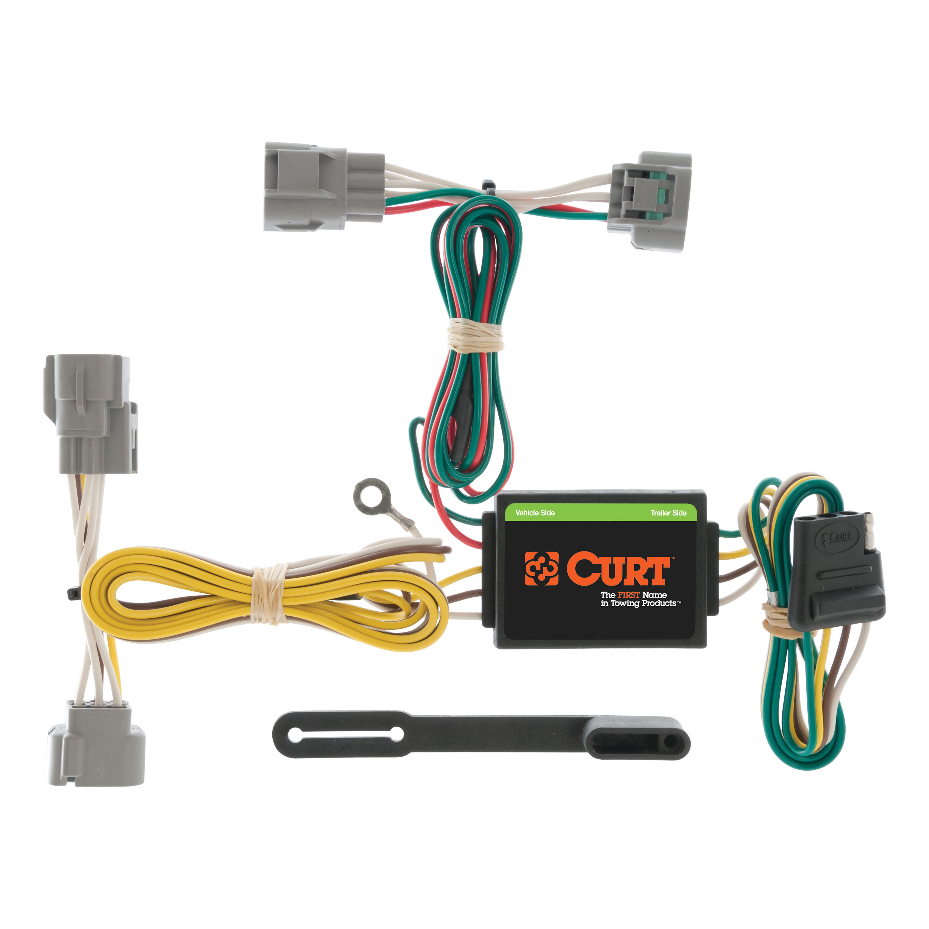 CURT 55513 - Custom Wiring Harness, 4-Way Flat Output, Select Toyota Tacoma, T100, Hilux