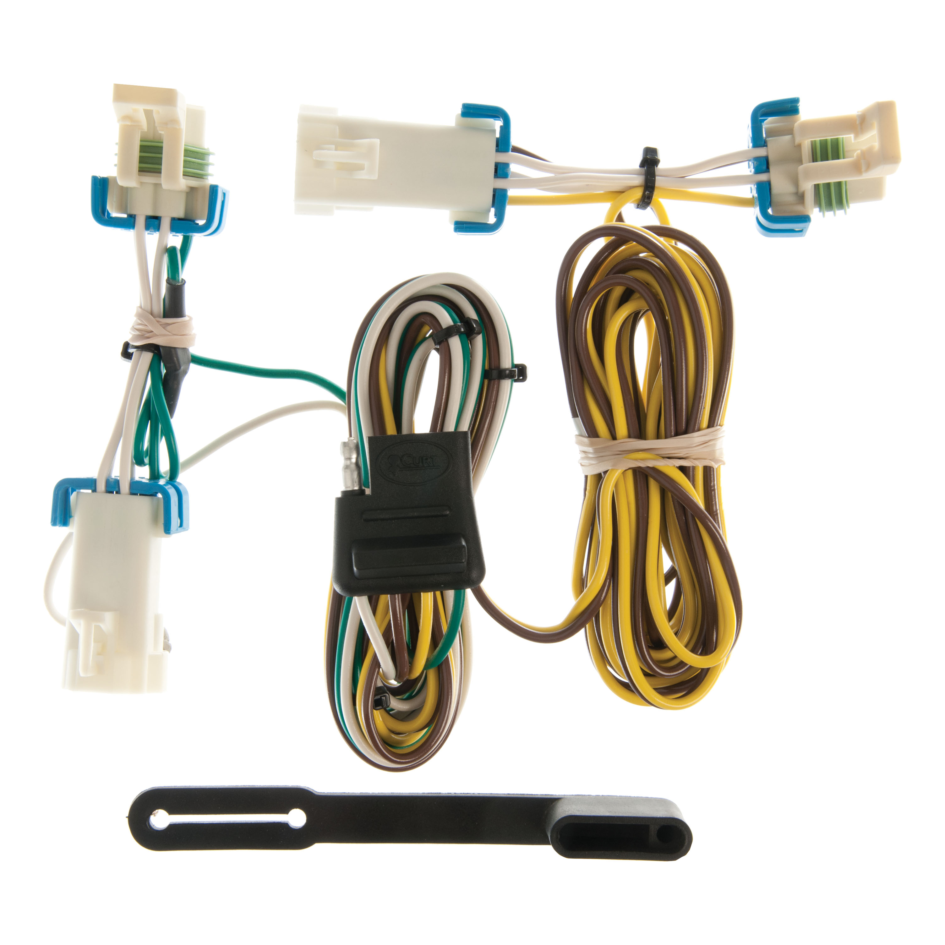 CURT 55383 - Custom Wiring Harness, 4-Way Flat Output, Select Buick Rendezvous, Pontiac Aztek
