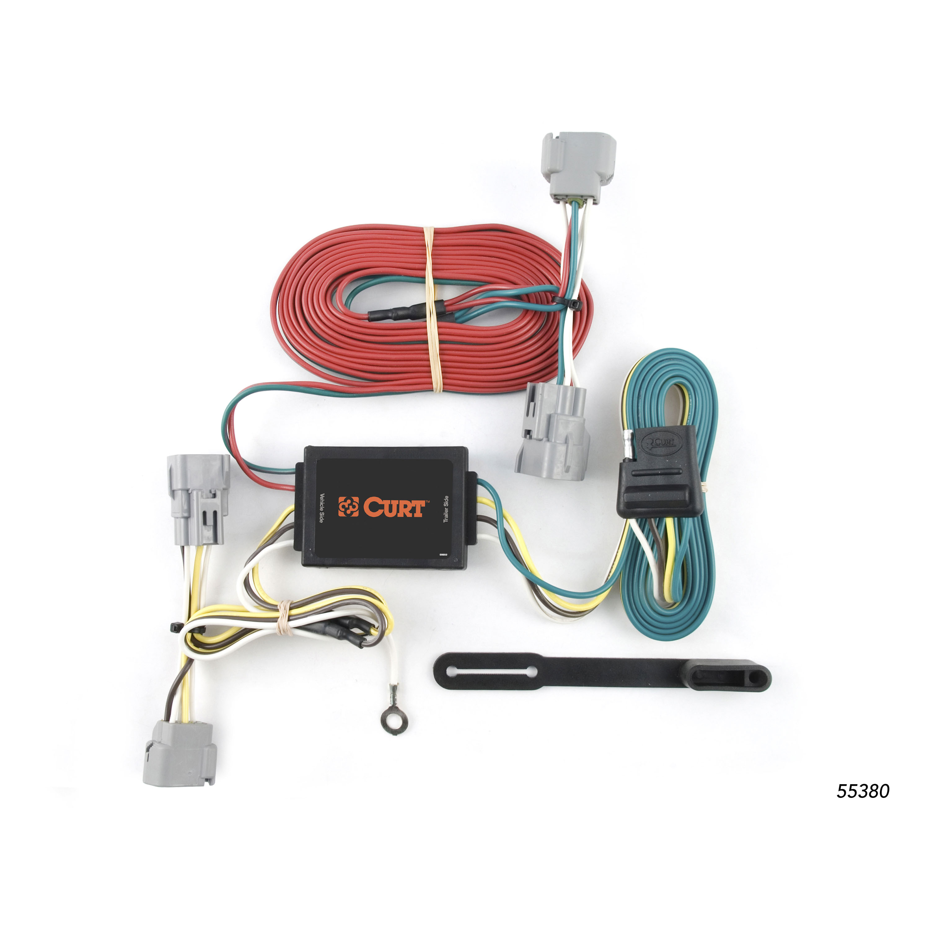CURT 55380 - Custom Wiring, 4-Way Flat Output, Select Mitsubishi Montero, Except Sport