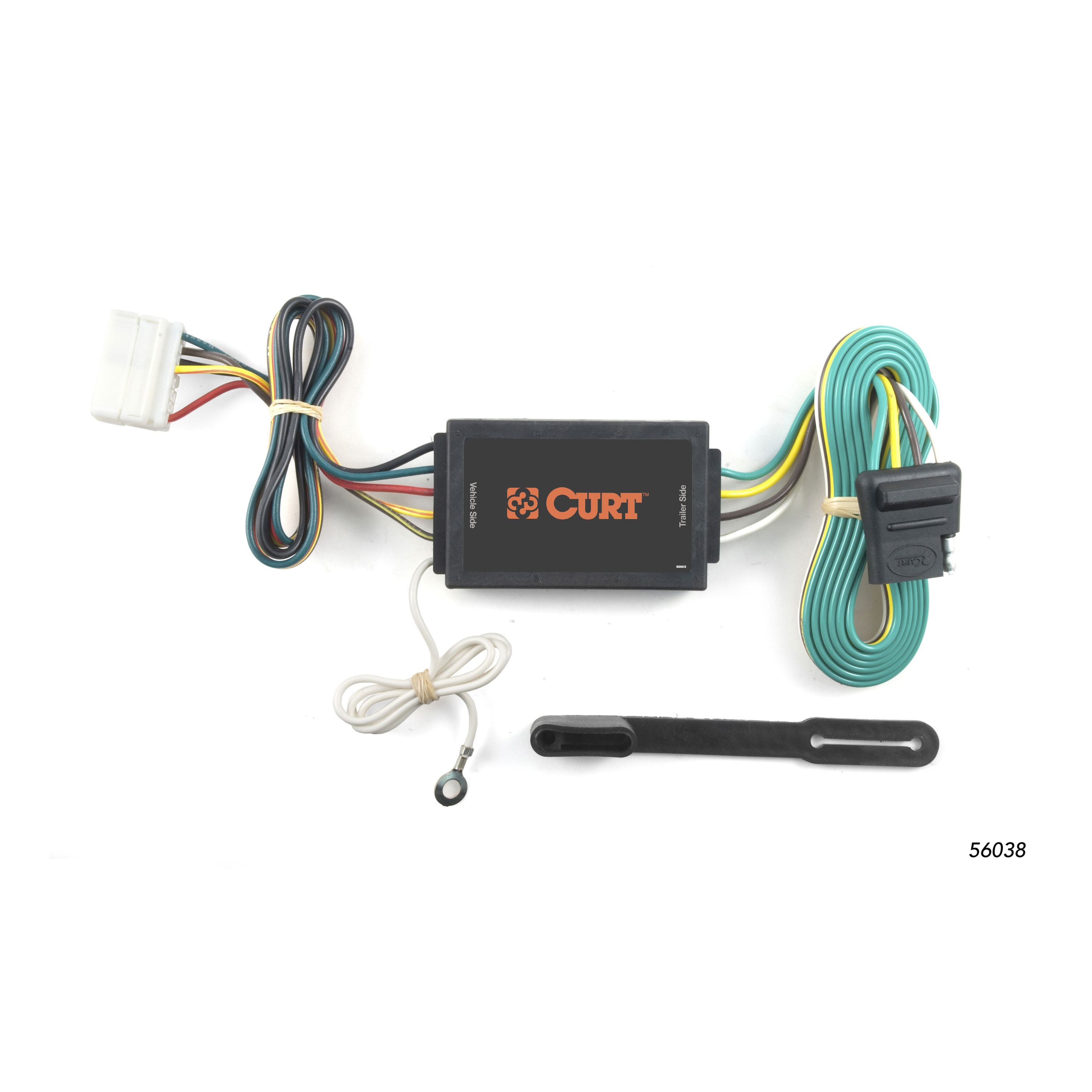 CURT 56038 - Custom 4-Flat, Select Acura MDX, OEM Tow Package Required CURT 56038 - Custom 4-Flat, Select Acura MDX, OEM Tow Package Required