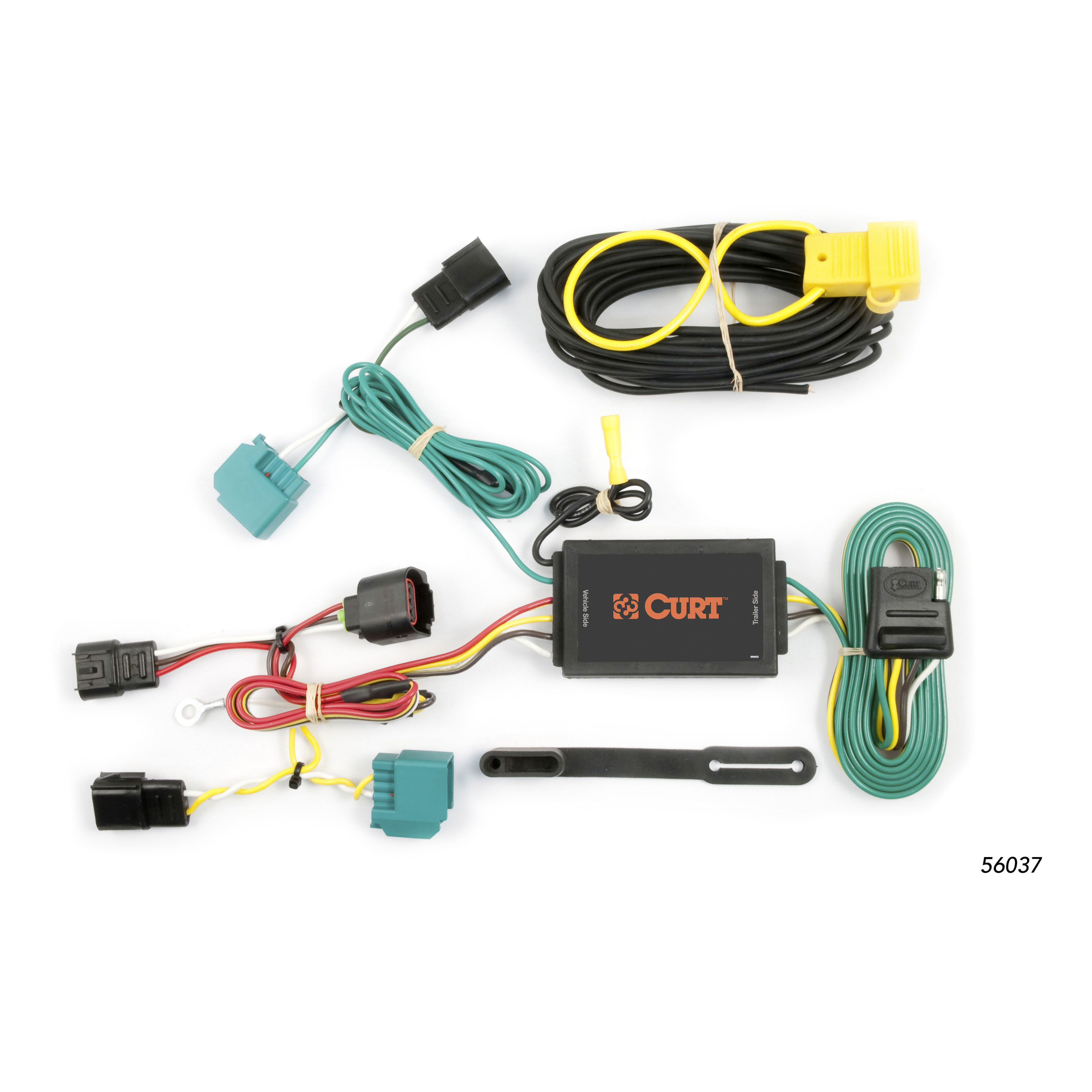 CURT 56037 - Custom Wiring Harness, 4-Way Flat Output, Select Dodge Journey CURT 56037 - Custom Wiring Harness, 4-Way Flat Output, Select Dodge Journey