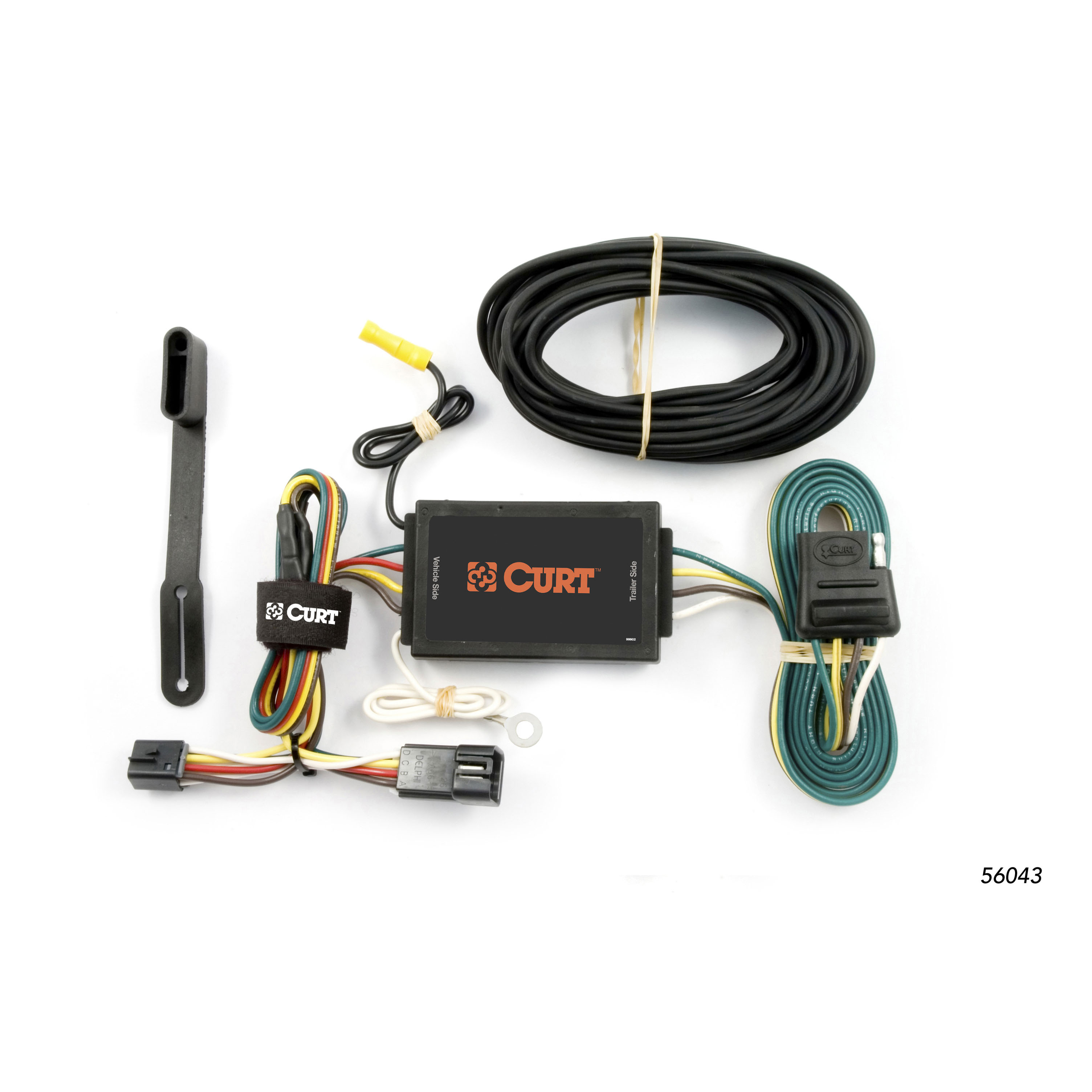 CURT 56043 - Custom Wiring Harness, 4-Way Flat Output, Select Cadillac CTS CURT 56043 - Custom Wiring Harness, 4-Way Flat Output, Select Cadillac CTS