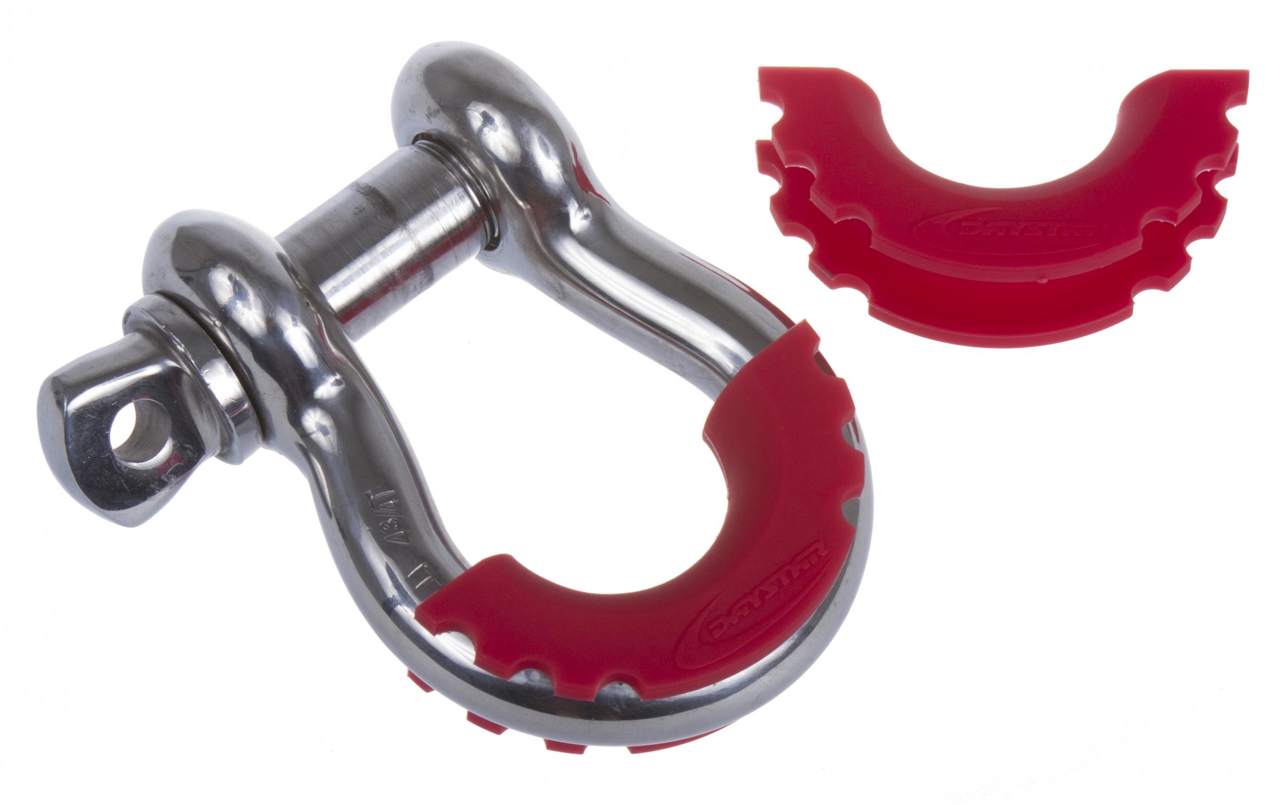 Daystar KU70056RE - D-RING / Shackle Isolator Red Pair Daystar KU70056RE - D-RING / Shackle Isolator Red Pair