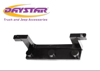 Daystar KU70040BK - License Plate Bracket for Roller Fairlead Isolator Black