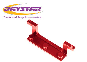 Daystar KU70040RE - License Plate Bracket for Roller Fairlead Isolator Red