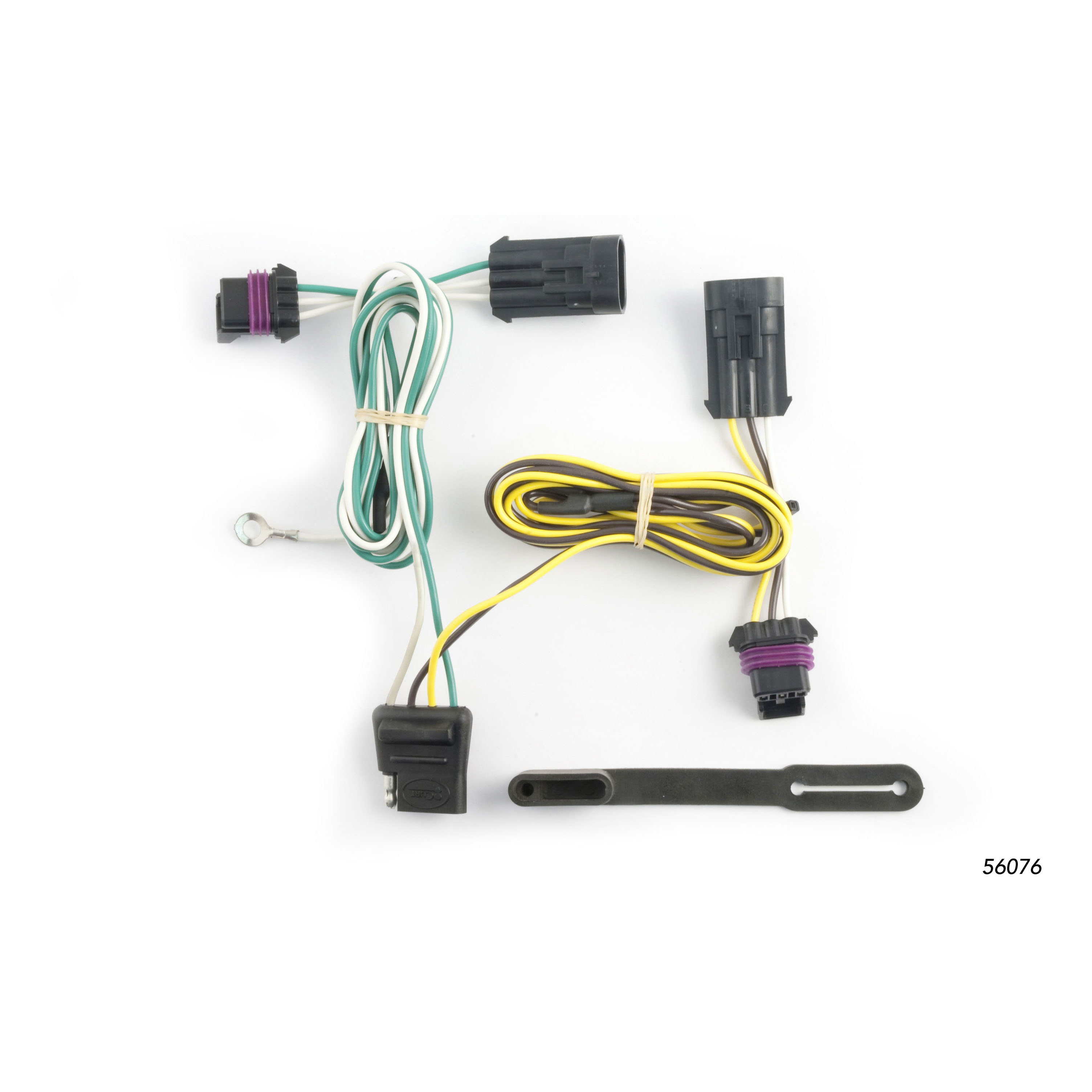 CURT 56076 - Custom Wiring Harness, 4-Way Flat Output, Select Pontiac Grand Prix CURT 56076 - Custom Wiring Harness, 4-Way Flat Output, Select Pontiac Grand Prix