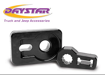 Daystar KU70047BK - Winch/Jack Isolator Handle Combo Black