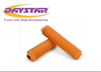 Daystar KU20002FA - Shock Boots and Zip Ties Bagged Fluorescent Orange Pair