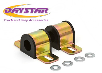 Daystar KU05012BK - Sway Bar Bushing 1 1/8 Inch ID Large Braket Pair