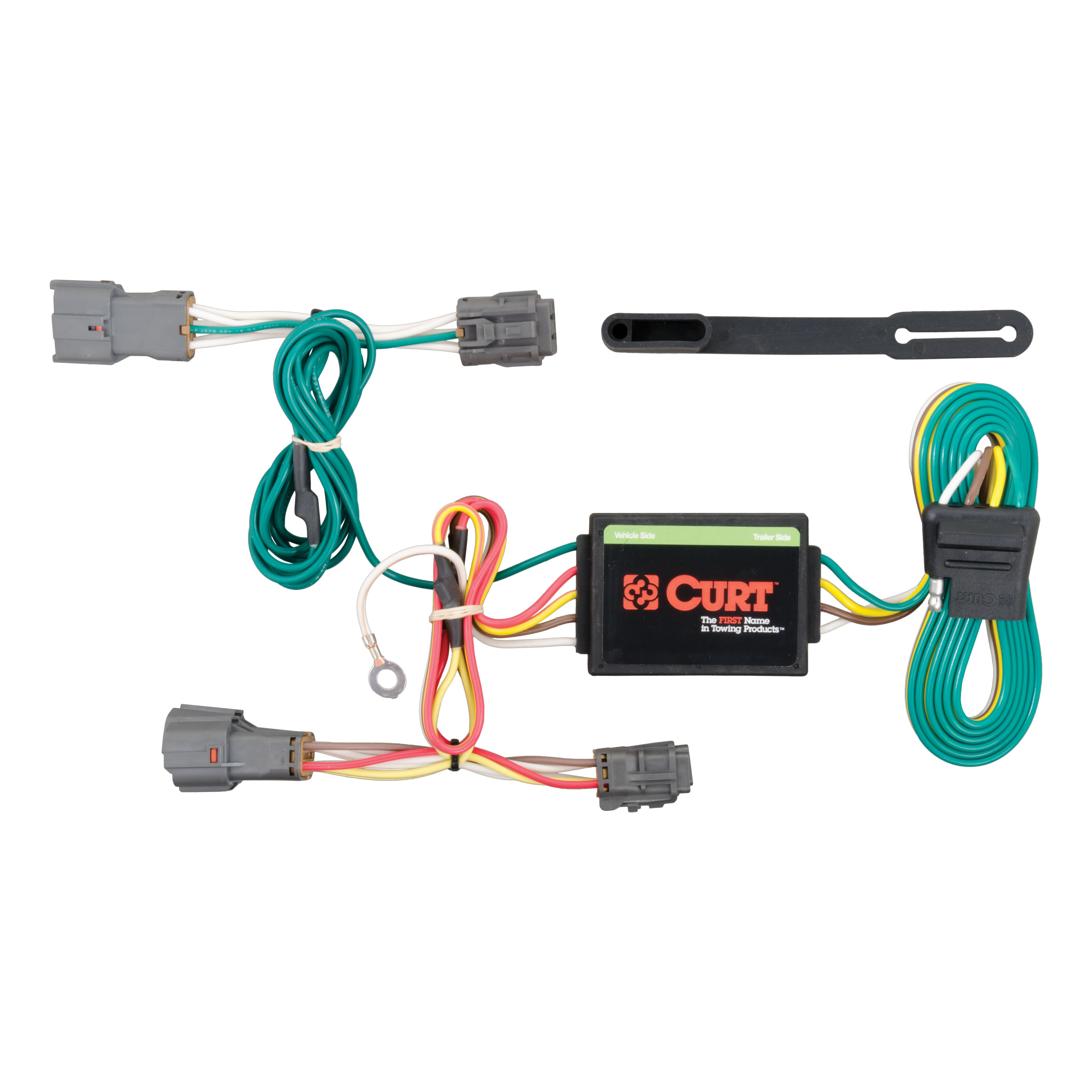 CURT 56222 - Custom Wiring Harness, 4-Way Flat Output, Select Kia Rondo, Soul CURT 56222 - Custom Wiring Harness, 4-Way Flat Output, Select Kia Rondo, Soul