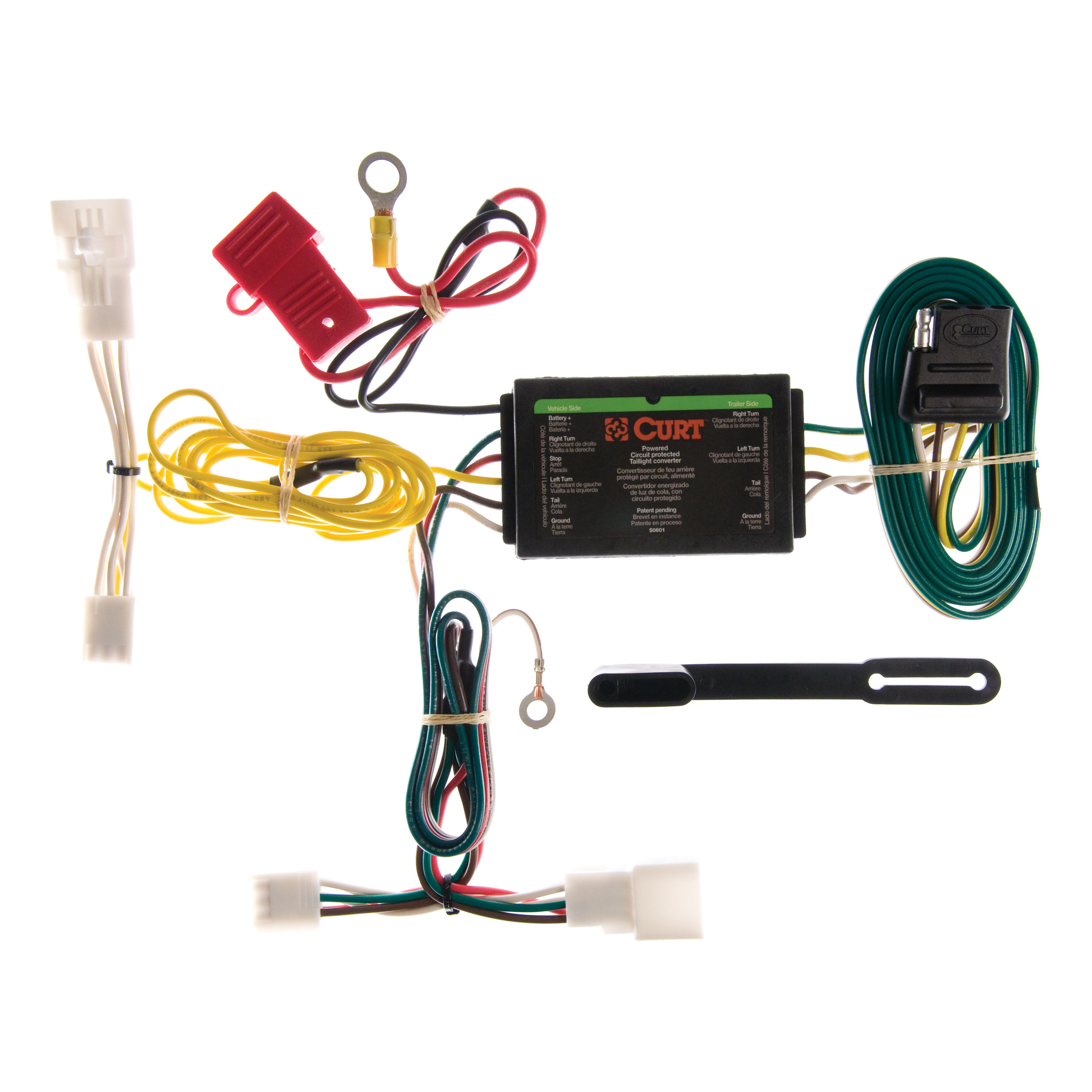 CURT 56147 - Custom Wiring Harness, 4-Way Flat Output, Select Toyota Prius CURT 56147 - Custom Wiring Harness, 4-Way Flat Output, Select Toyota Prius