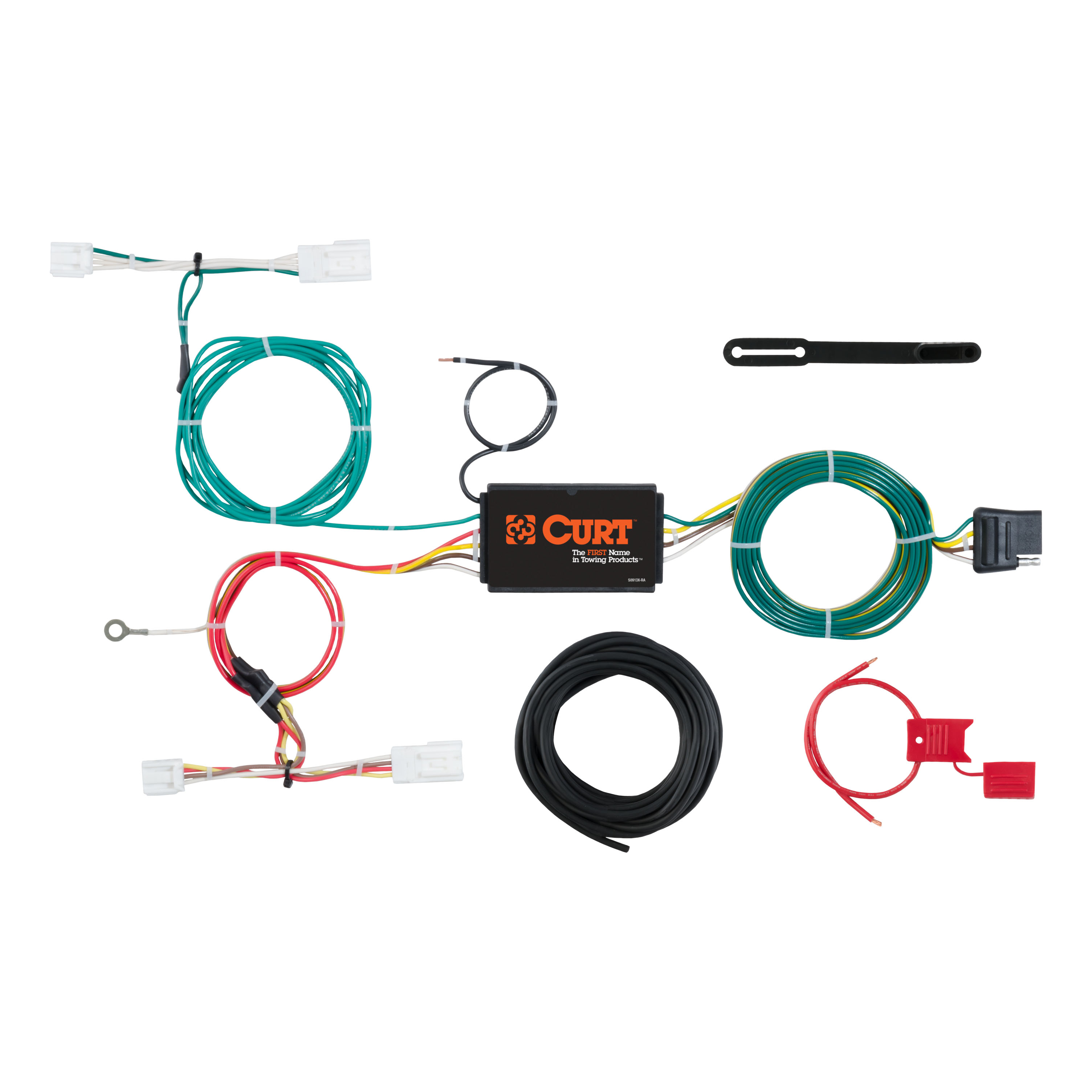 CURT 56268 - Custom Wiring Harness, 4-Way Flat Output, Select Lexus NX200t, NX300h CURT 56268 - Custom Wiring Harness, 4-Way Flat Output, Select Lexus NX200t, NX300h