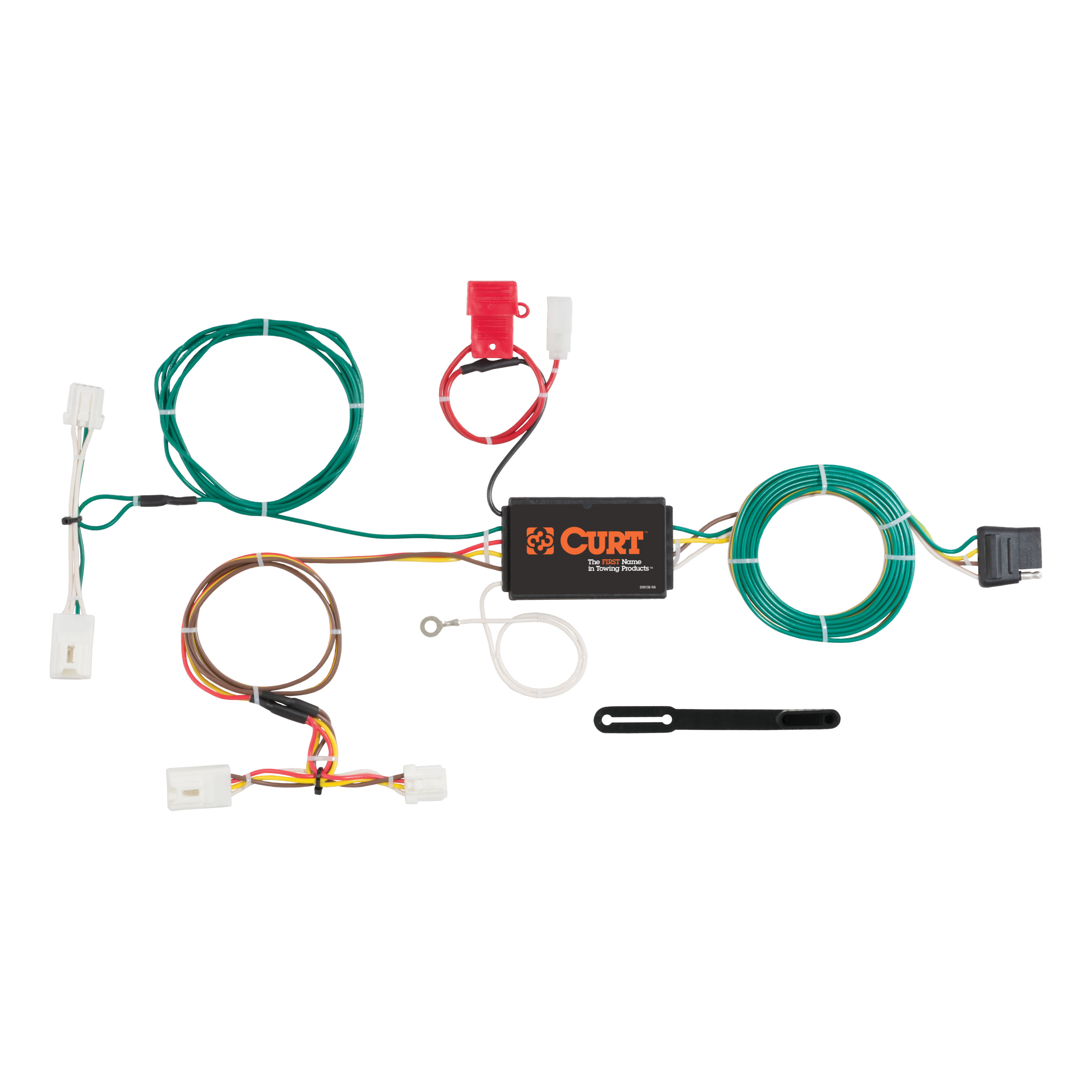 CURT 56267 - Custom Wiring Harness, 4-Way Flat Output, Select Nissan Murano
