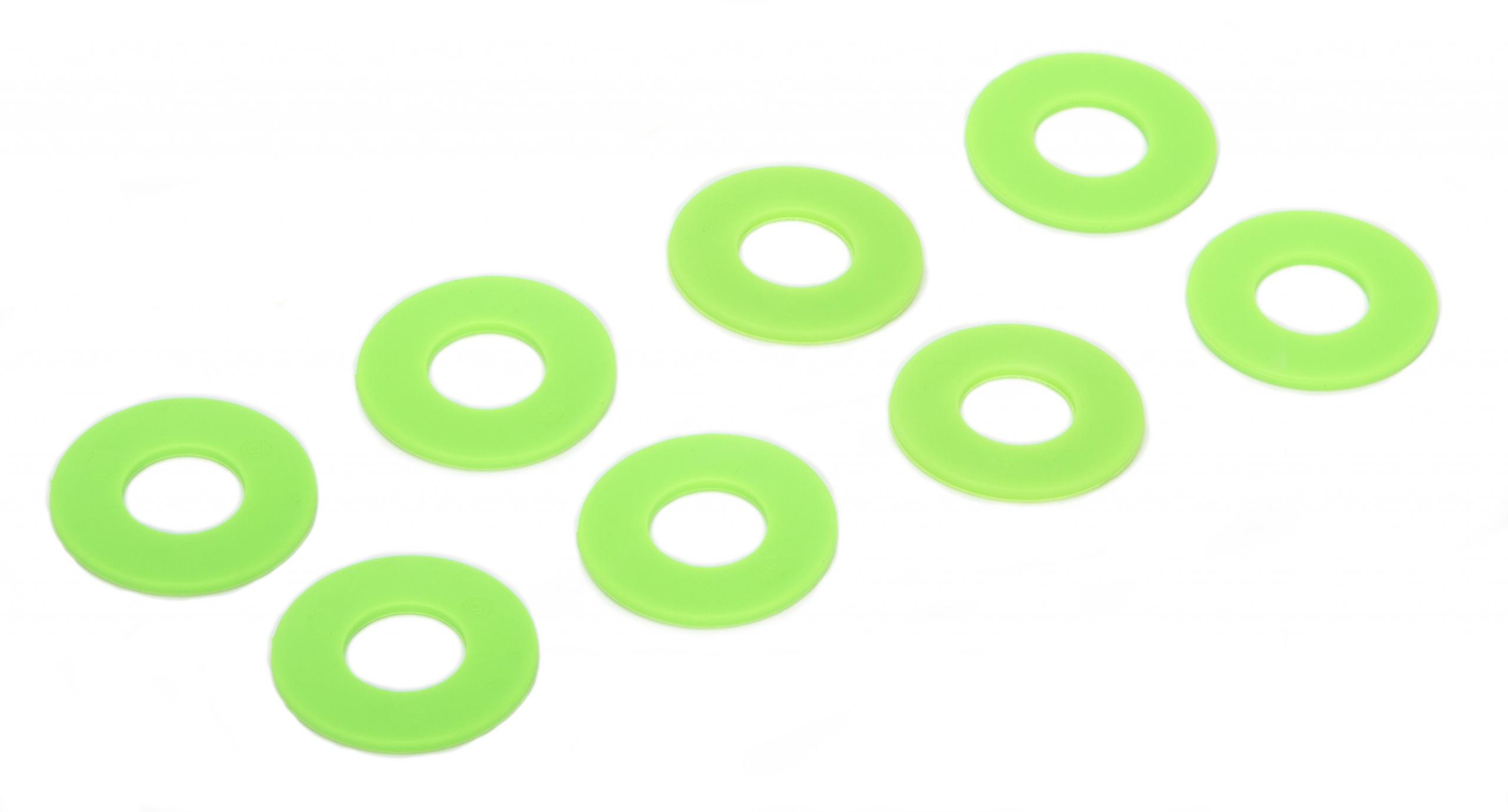 Daystar KU71074FG - D-RING / Shackle Washers Set Of 8 Fl. Green Daystar KU71074FG - D-RING / Shackle Washers Set Of 8 Fl. Green