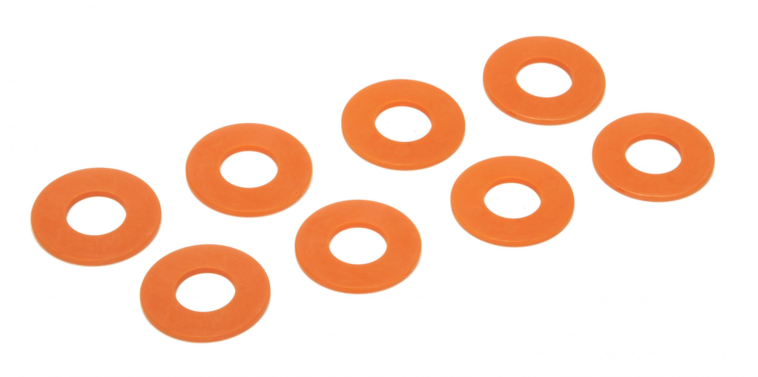 Daystar KU71074FA - D-RING / Shackle Washers Set Of 8 Fl. Orange Daystar KU71074FA - D-RING / Shackle Washers Set Of 8 Fl. Orange