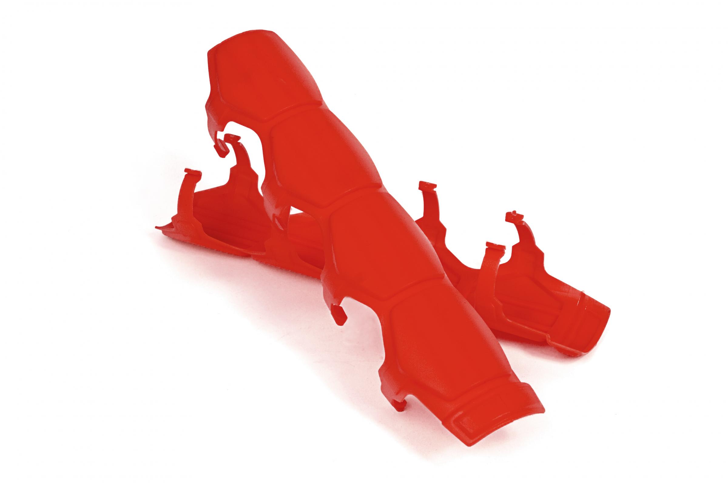 Daystar KU71112RE - Universal Shock and Steering Stabilizer Armor Pair Red Includes Mounting Rings Daystar KU71112RE - Universal Shock and Steering Stabilizer Armor Pair Red Includes Mounting Rings