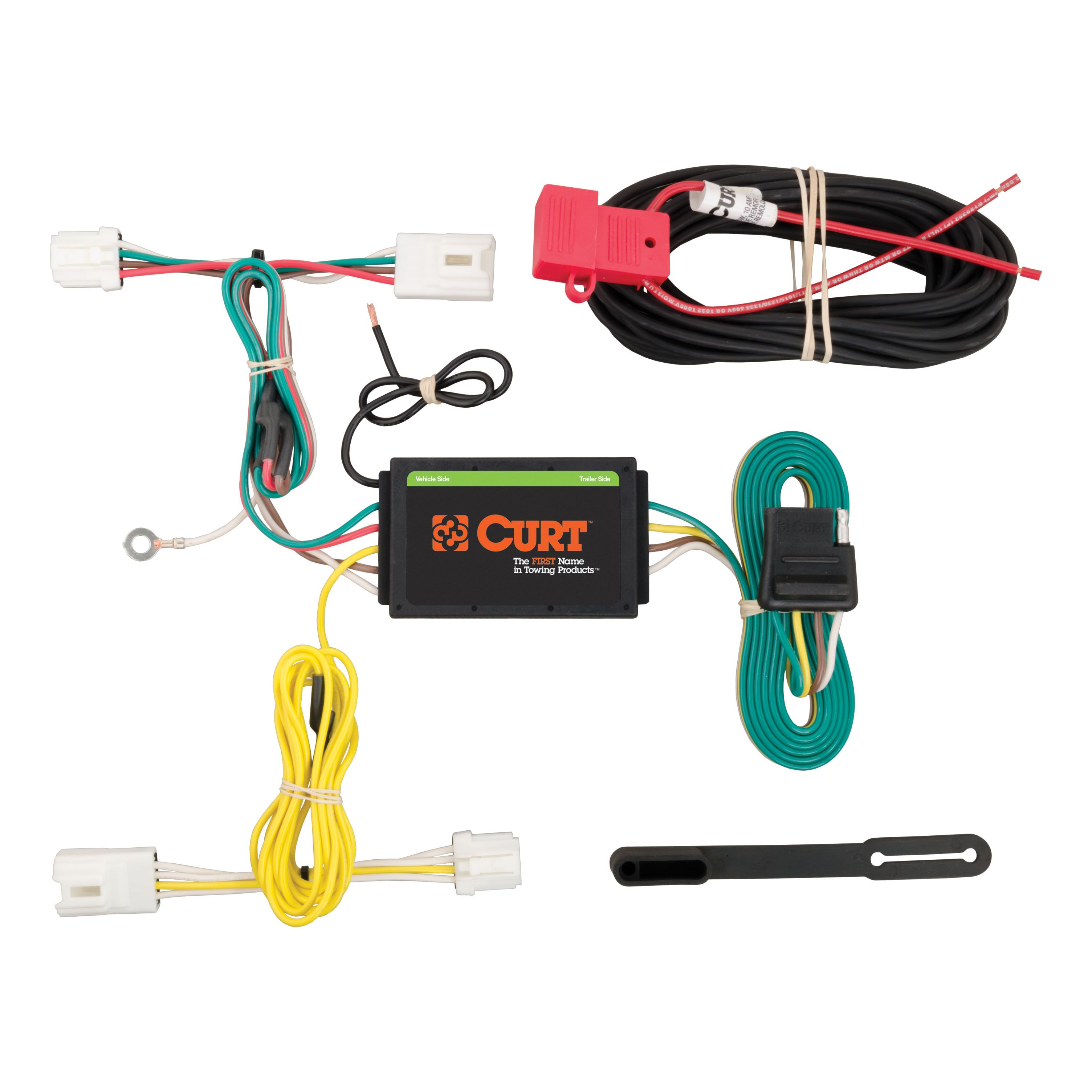 CURT 56248 - Custom Wiring Harness, 4-Way Flat Output, Select Infiniti Q50 CURT 56248 - Custom Wiring Harness, 4-Way Flat Output, Select Infiniti Q50