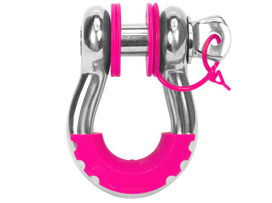 Daystar KU70060FP - D Ring Isolator With Lock Washer Kit 6 Washers 2 Locking Washers 2 Isolators Fluorescent Pink