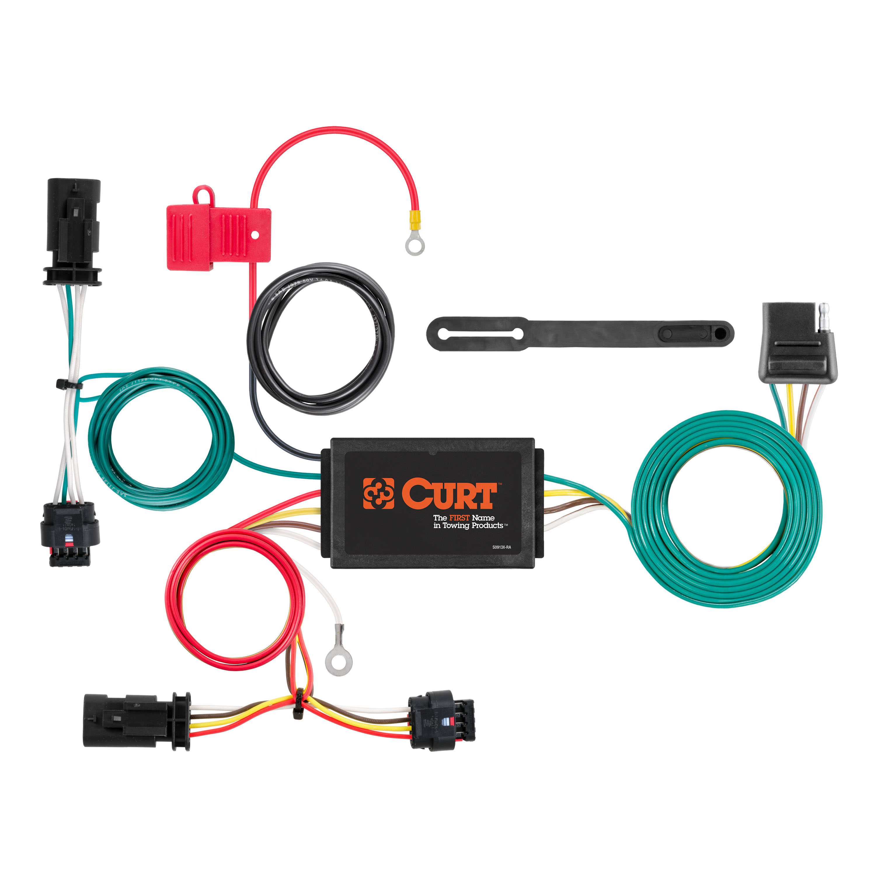 CURT 56354 - Custom Wiring Harness, 4-Way Flat Output, Select Chevrolet Cruze