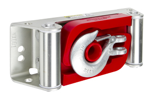 Daystar KU71121RE - Smittybilt Winch Roller Fairlead Isolator Red