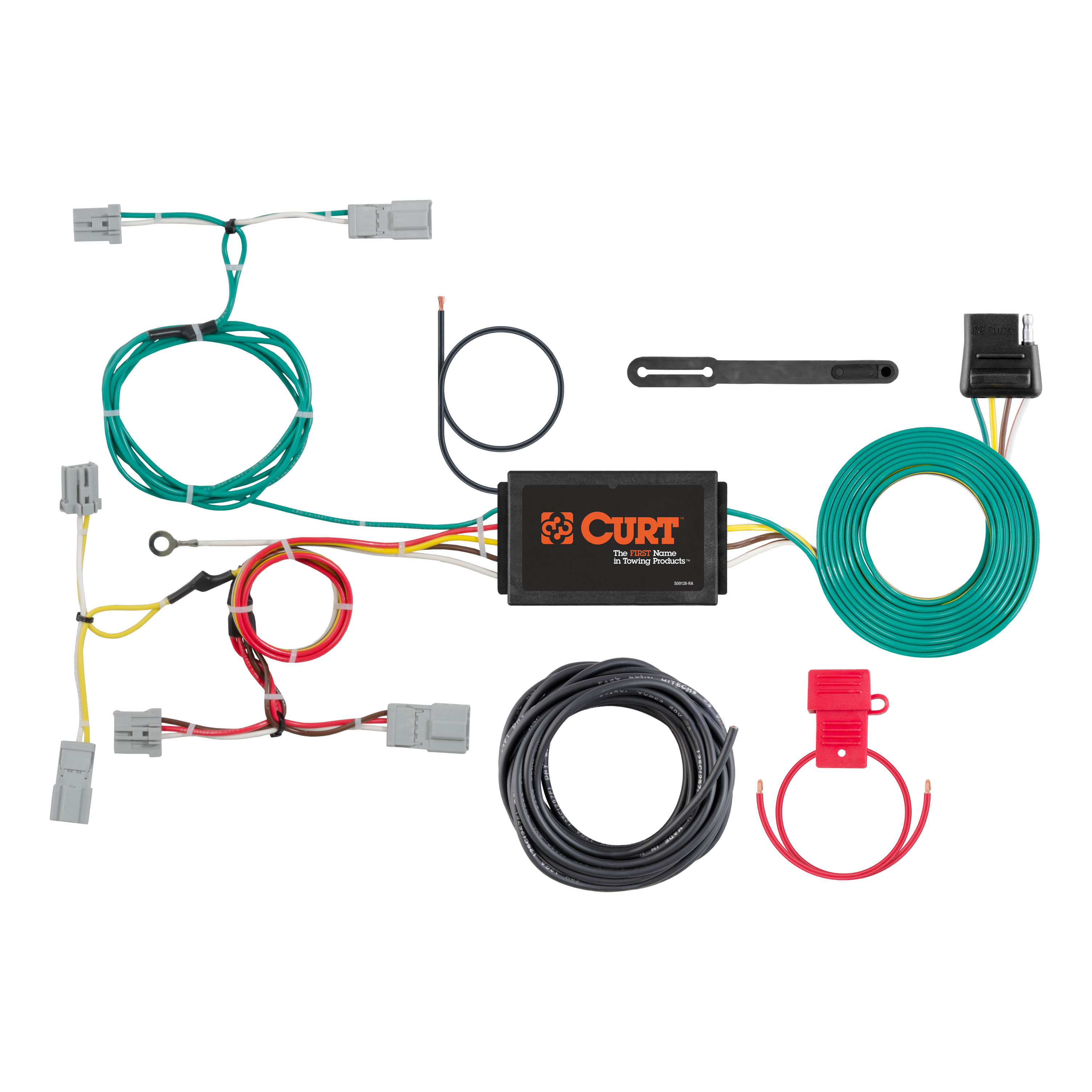CURT 56310 - Custom Wiring Harness, 4-Way Flat Output, Select Mazda CX-5 CURT 56310 - Custom Wiring Harness, 4-Way Flat Output, Select Mazda CX-5