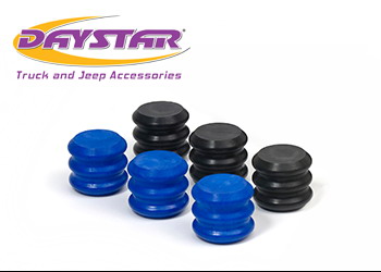 Daystar KU71093 - Stinger Bump Stop Rebuild Kit Includes 3 Black EVS Inserts and 3 Blue EVS Inserts Daystar KU71093 - Stinger Bump Stop Rebuild Kit Includes 3 Black EVS Inserts and 3 Blue EVS Inserts