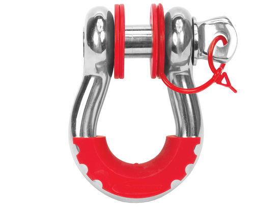 Daystar KU70060RE - D Ring Isolator With Lock Washer Kit 6 Washers 2 Locking Washers 2 Isolators Red