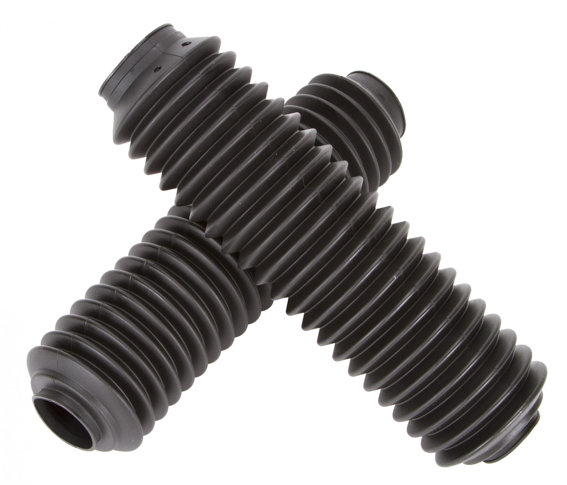 Daystar MX00408BK - Honda/Suzuki Fork Boot 13.5 Inch Travel 16.5 Inch Extended 3 Inch Collapsed Black