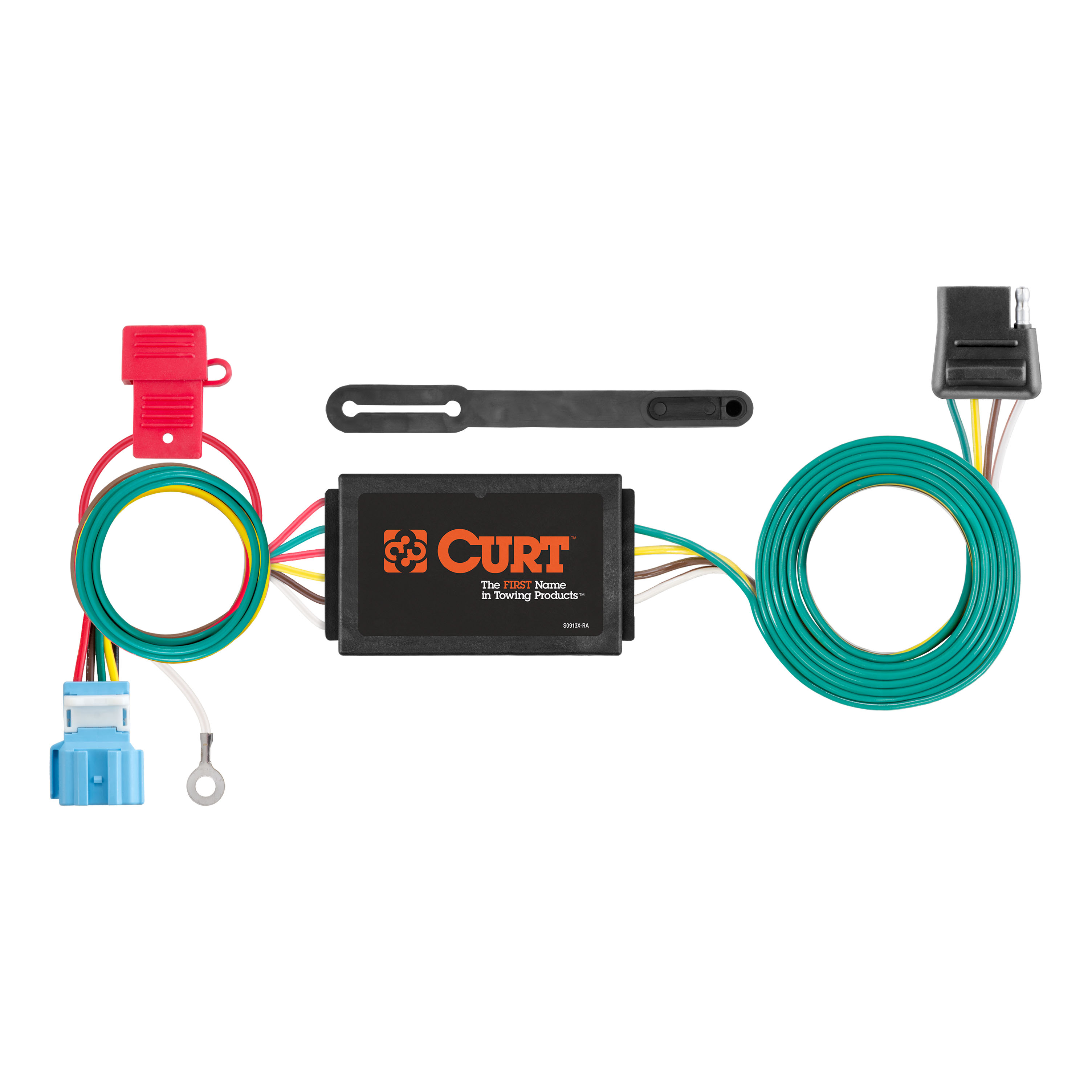CURT 56382 - Custom 4-Flat, Select Honda Odyssey, OEM Tow Package Required CURT 56382 - Custom 4-Flat, Select Honda Odyssey, OEM Tow Package Required