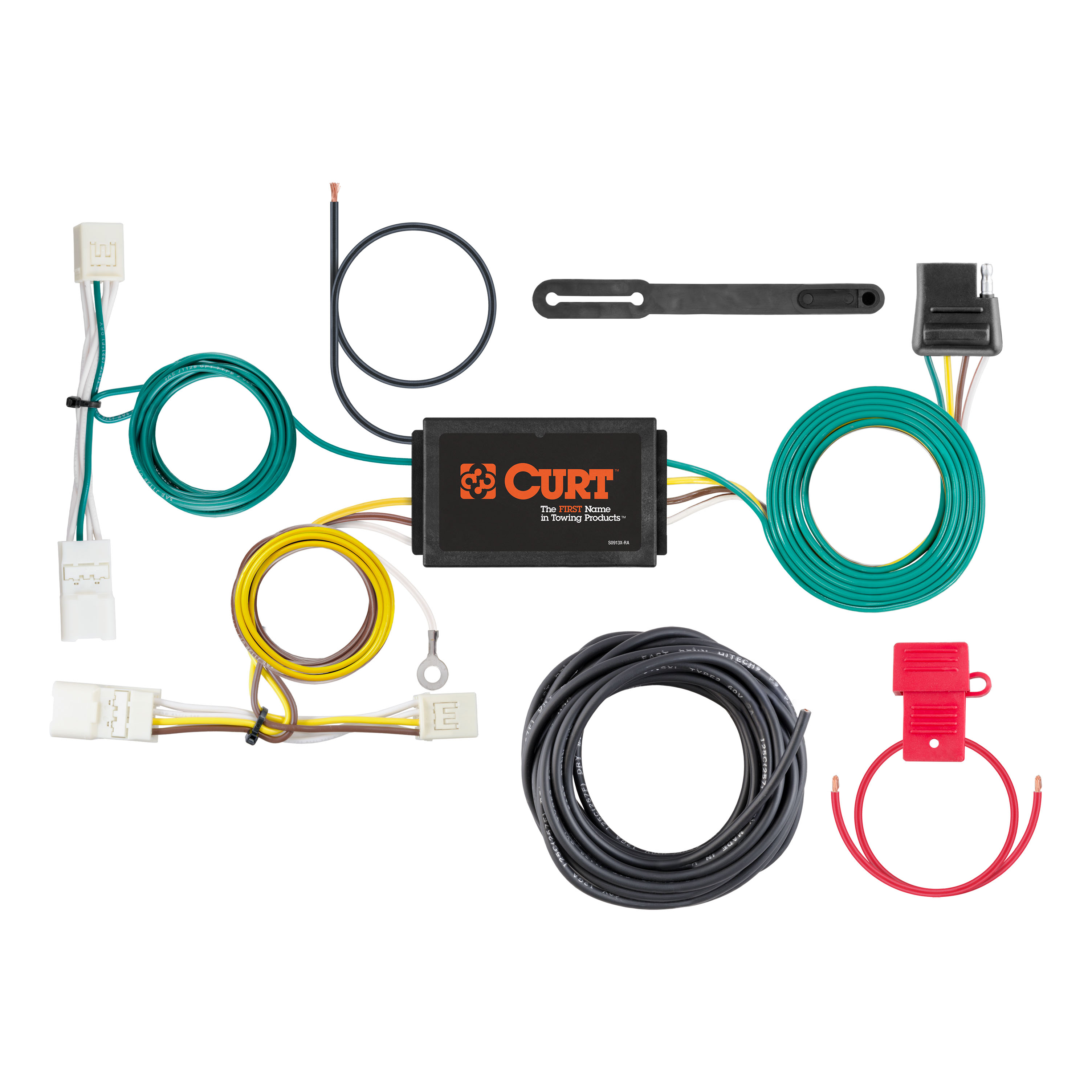 CURT 56381 - Custom Wiring Harness, 4-Way Flat Output, Select Hyundai Ioniq CURT 56381 - Custom Wiring Harness, 4-Way Flat Output, Select Hyundai Ioniq