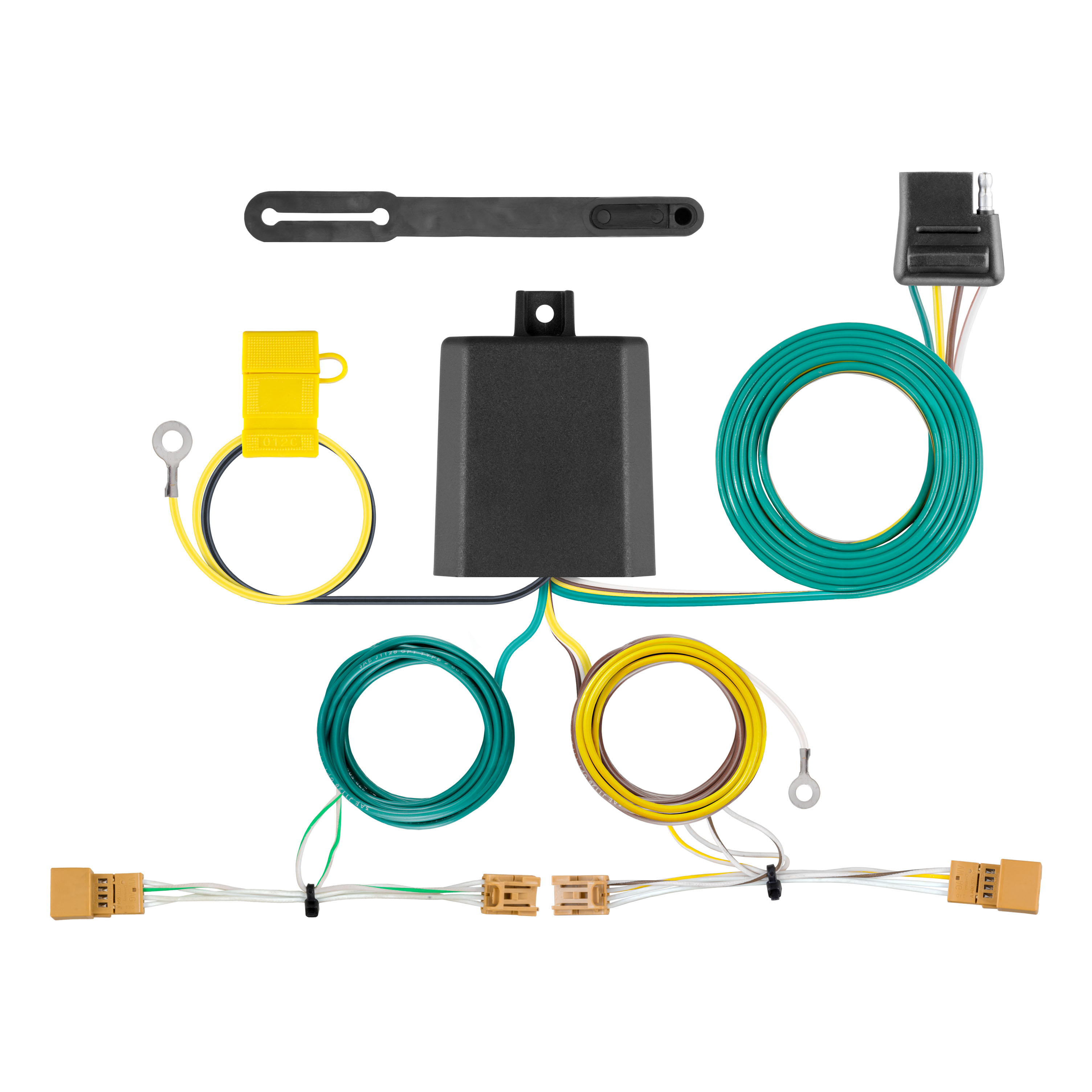 CURT 56404 - Custom Wiring Harness, 4-Way Flat Output, Select Audi Q5 CURT 56404 - Custom Wiring Harness, 4-Way Flat Output, Select Audi Q5