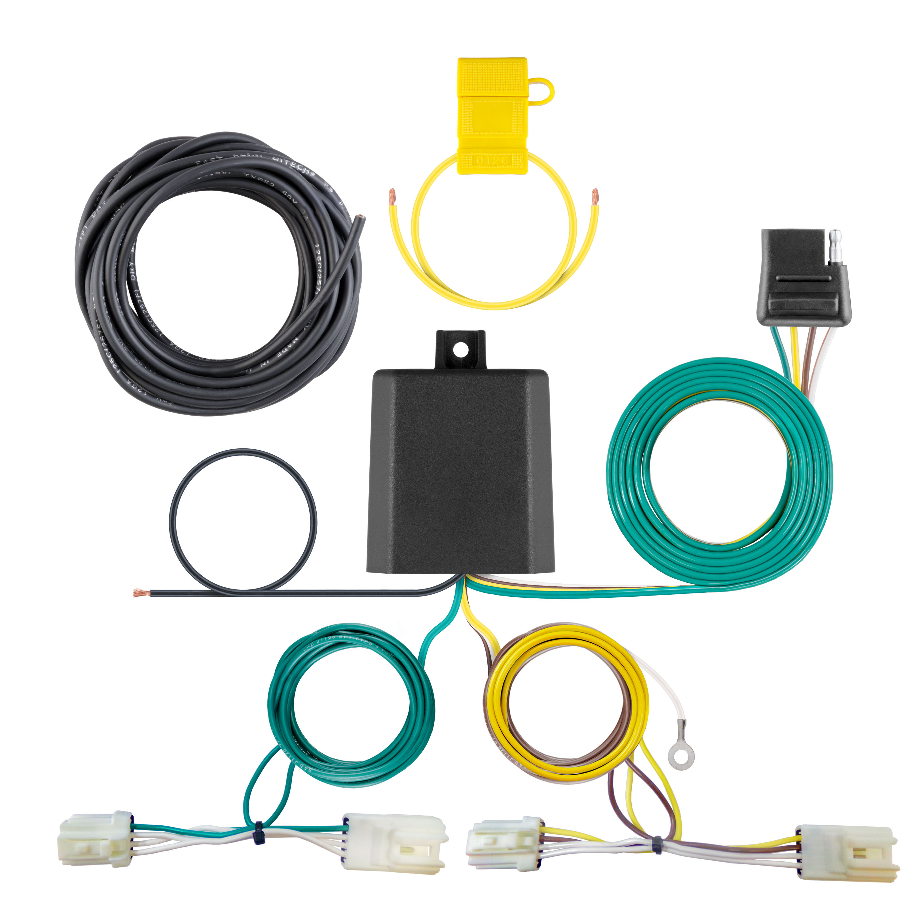 CURT 56425 - Custom Wiring Harness, 4-Way Flat Output, Select Nissan Murano