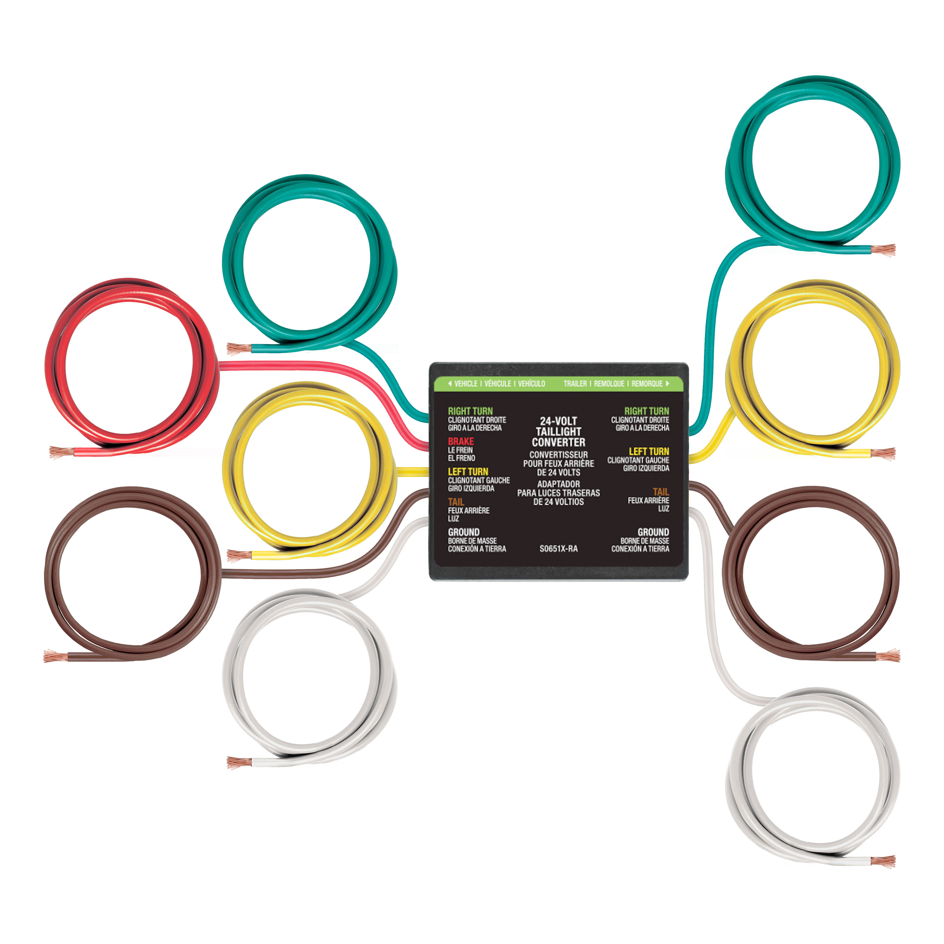 CURT 56424 - 24-Volt Taillight Converter