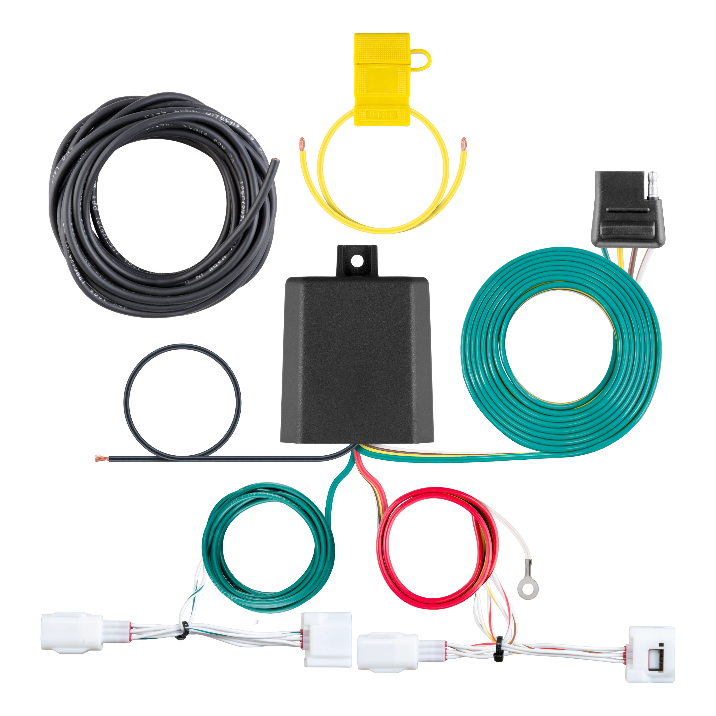 CURT 56450 - Custom Wiring Harness, 4-Way Flat Output, Select Mazda CX-30