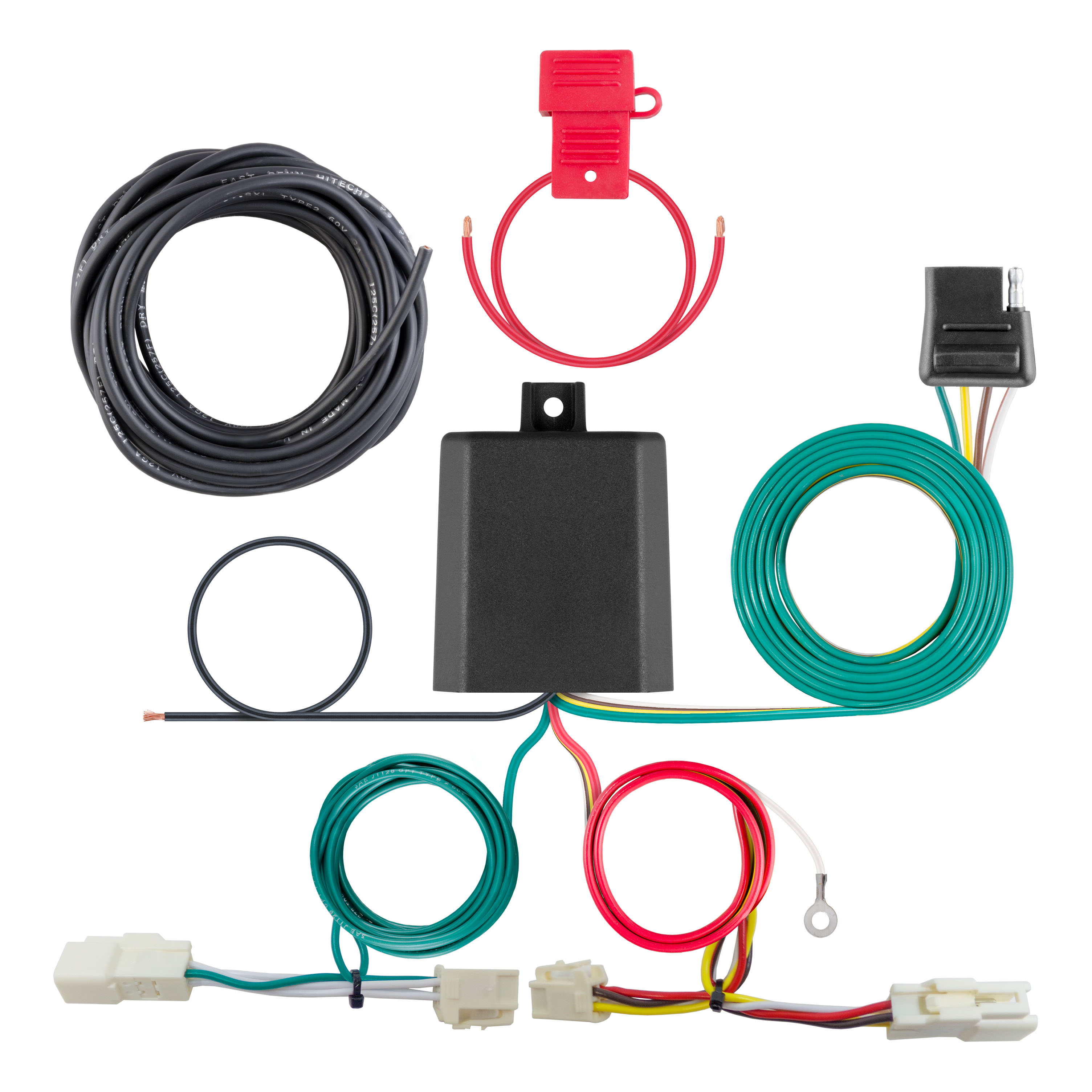 CURT 56454 - Custom Wiring Harness, 4-Way Flat Output, Select Toyota Corolla CURT 56454 - Custom Wiring Harness, 4-Way Flat Output, Select Toyota Corolla