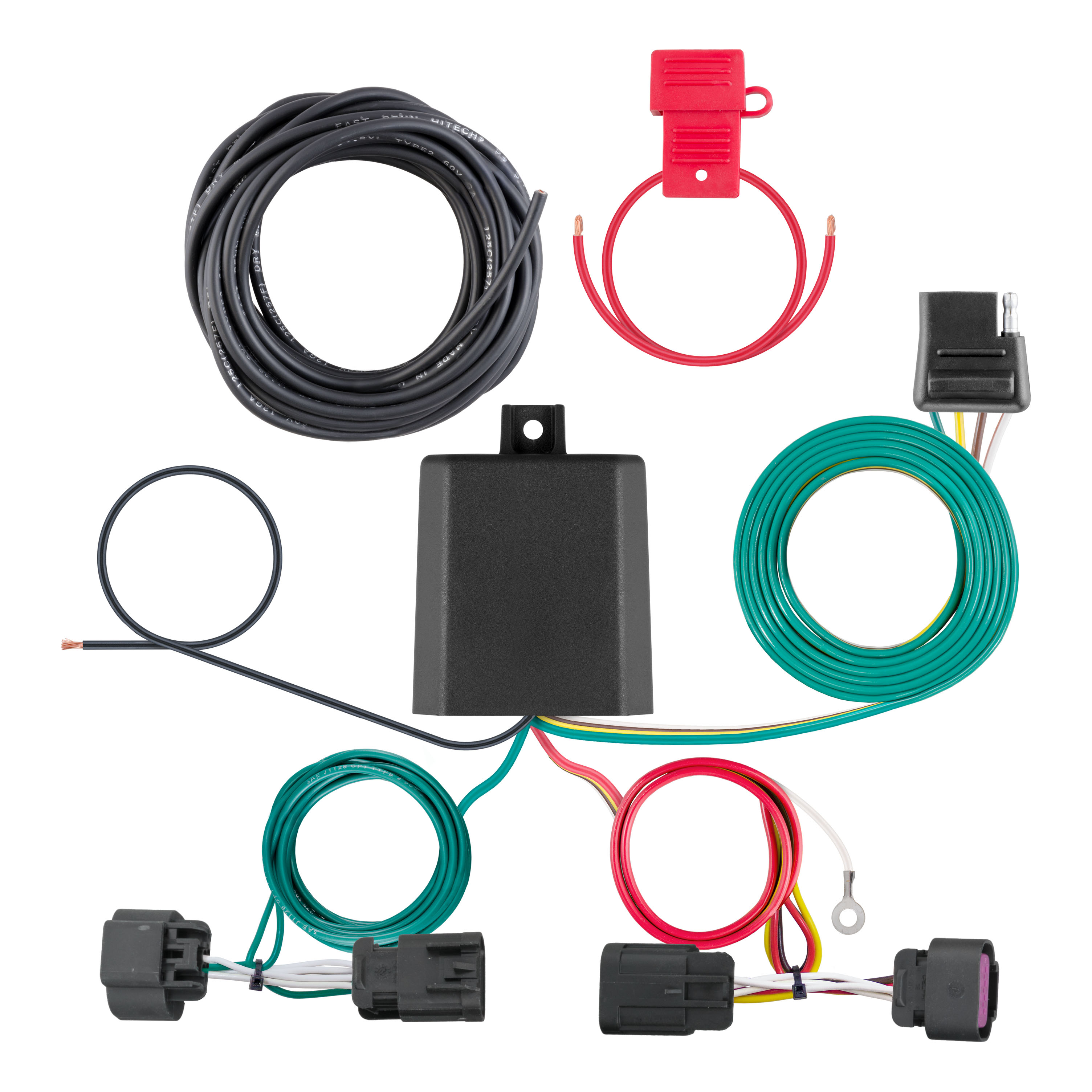 CURT 56478 - Custom Wiring Harness, 4-Way Flat Output, Select Ram ProMaster 1500, 2500, 3500