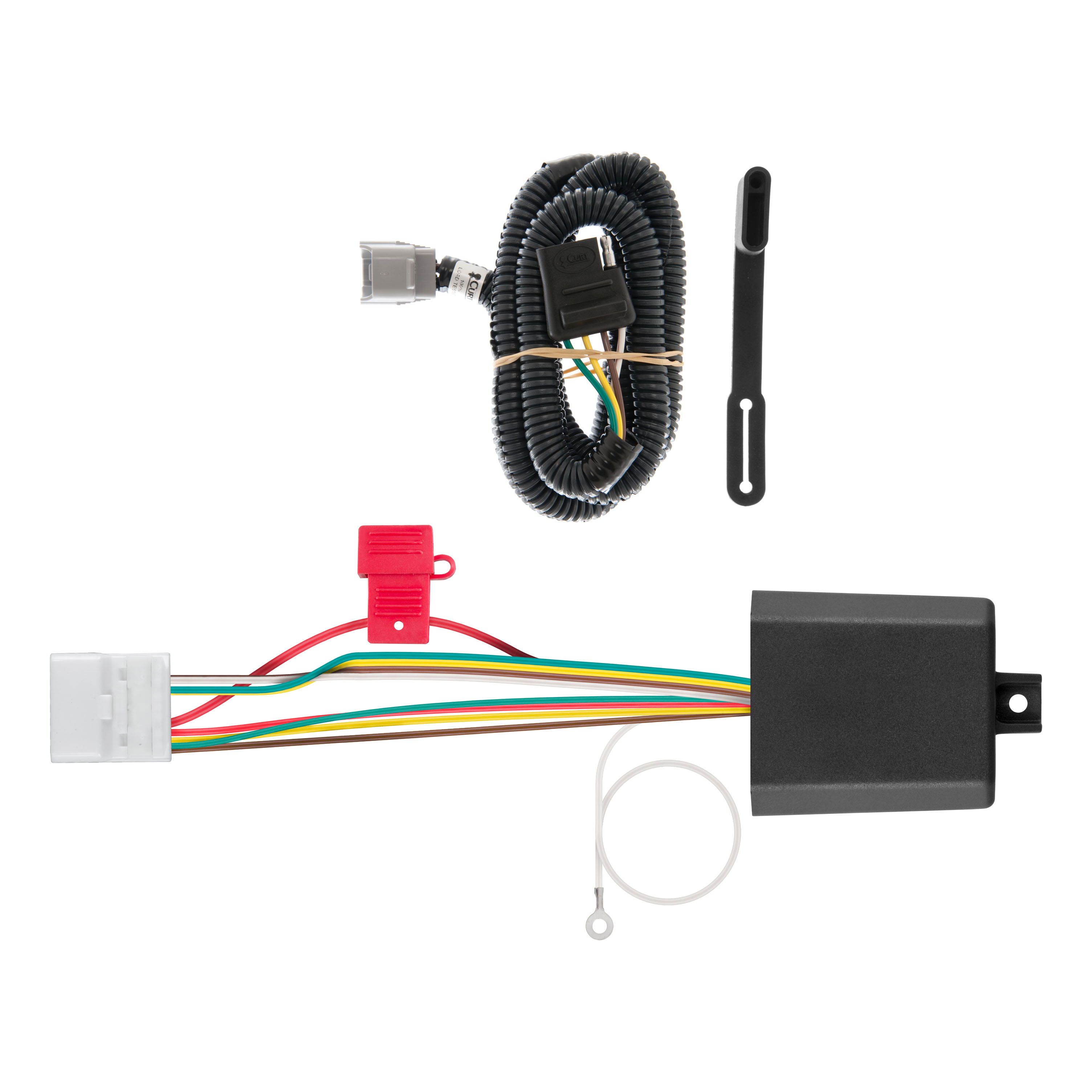 CURT 56480 - Custom Wiring Harness, 4-Way Flat, Select Toyota Highlander, Tow Package Needed CURT 56480 - Custom Wiring Harness, 4-Way Flat, Select Toyota Highlander, Tow Package Needed