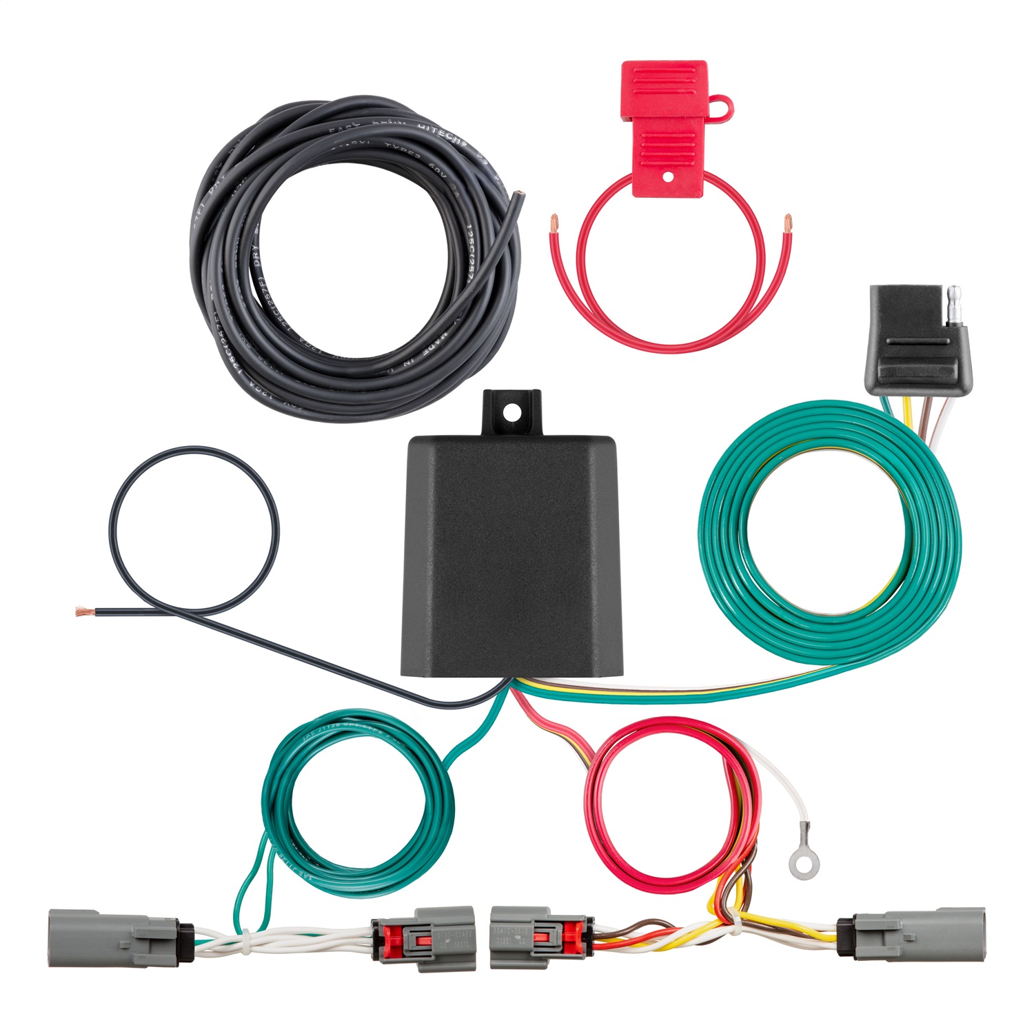CURT 56487 - Custom Wiring Harness, 4-Way Flat Output, Select Mazda CX-5, CX-50 CURT 56487 - Custom Wiring Harness, 4-Way Flat Output, Select Mazda CX-5, CX-50