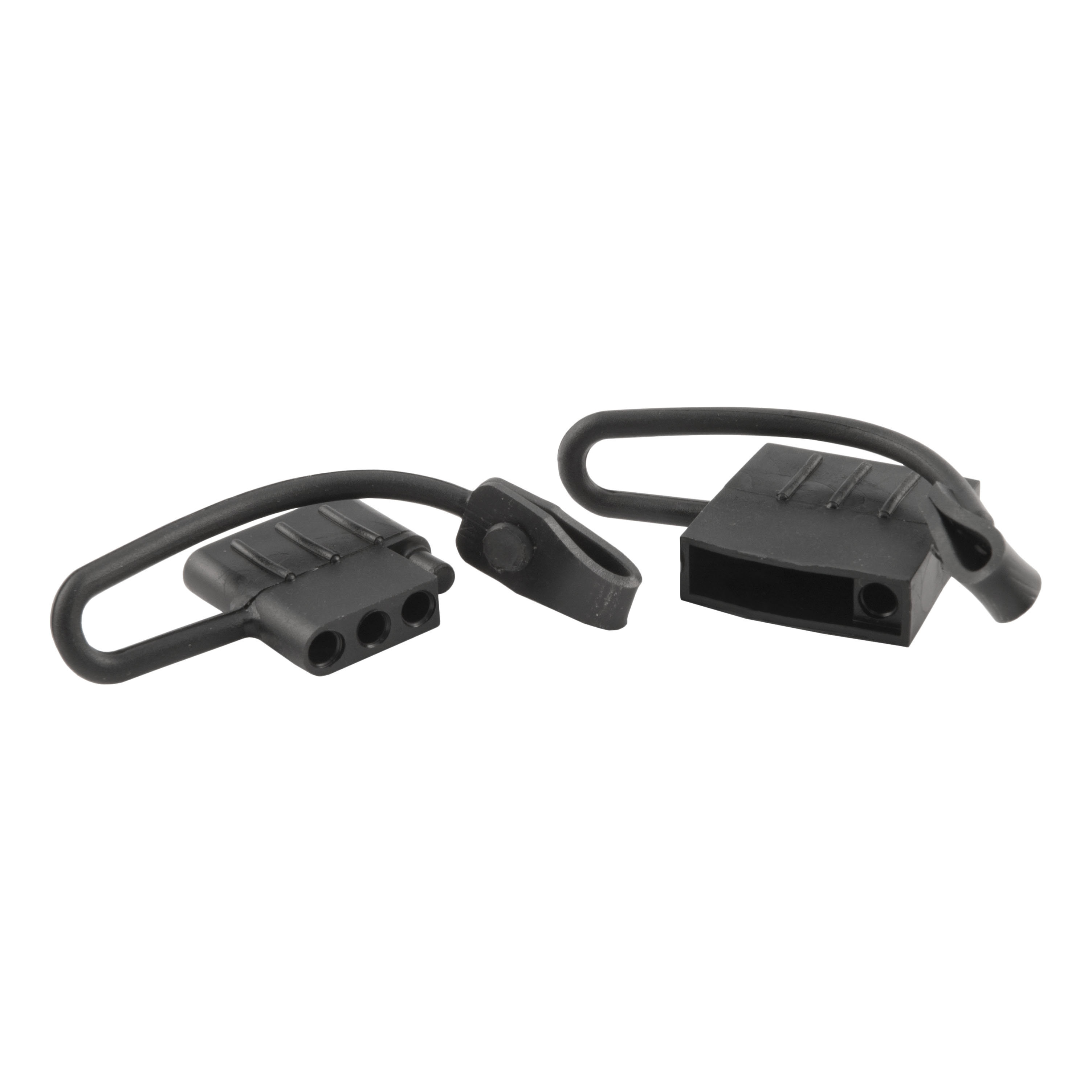 CURT 58761 - 4-Way Flat Connector Dust Cover Set (Packaged)