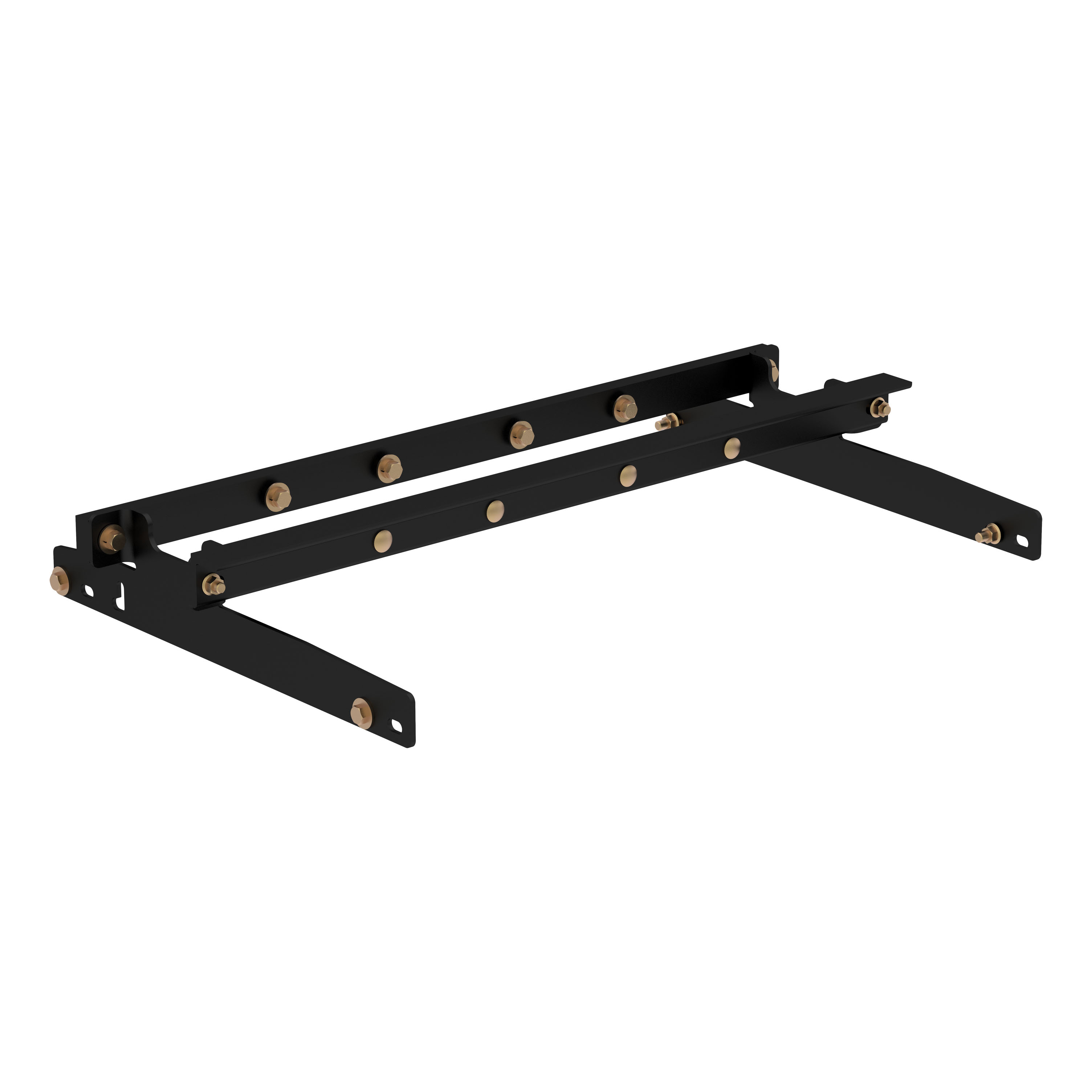 CURT 60635 - Under-Bed Gooseneck Installation Brackets, Select Dodge Ram 1500, 2500, 3500