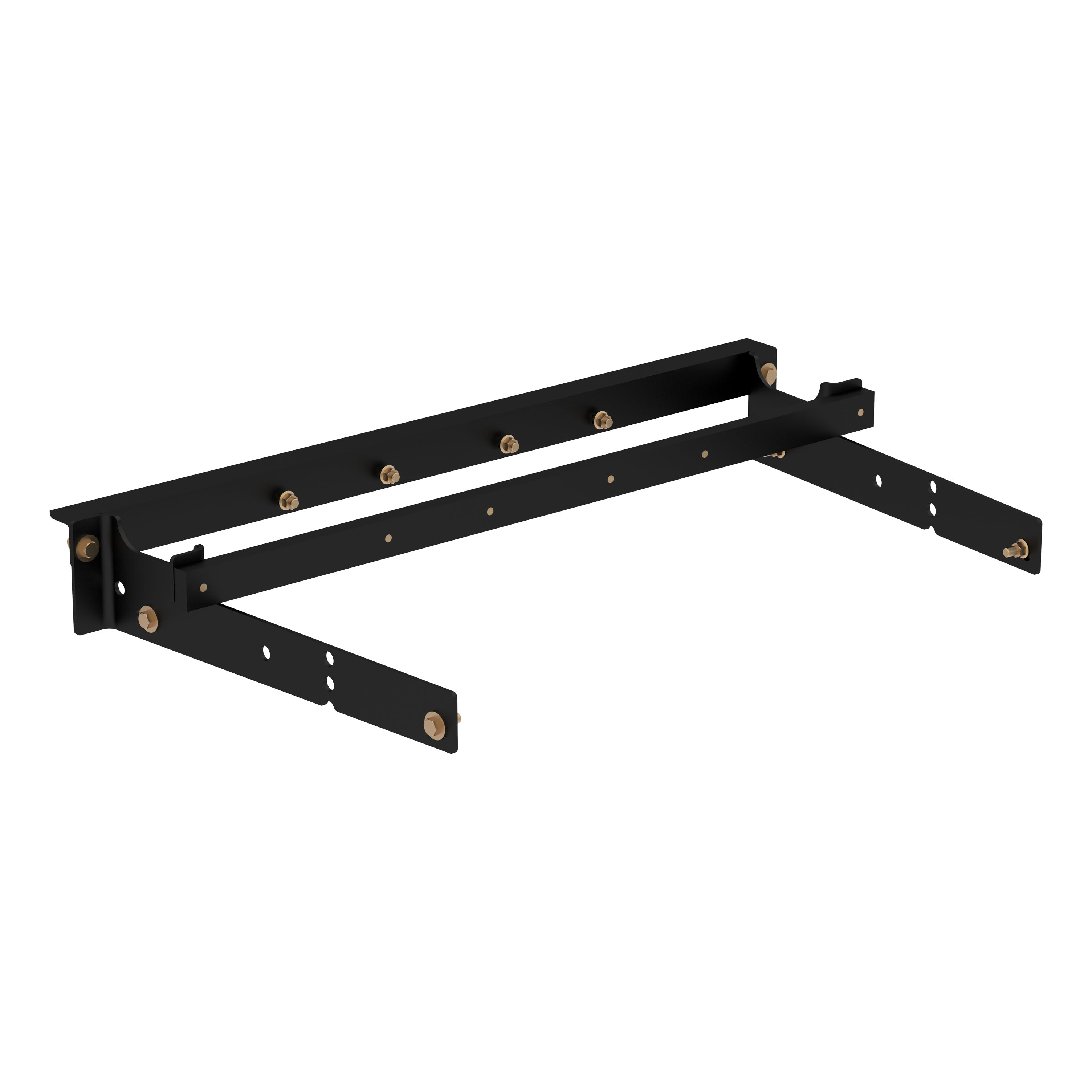 CURT 60631 - Under-Bed Gooseneck Installation Brackets, Select Silverado, Sierra C / K