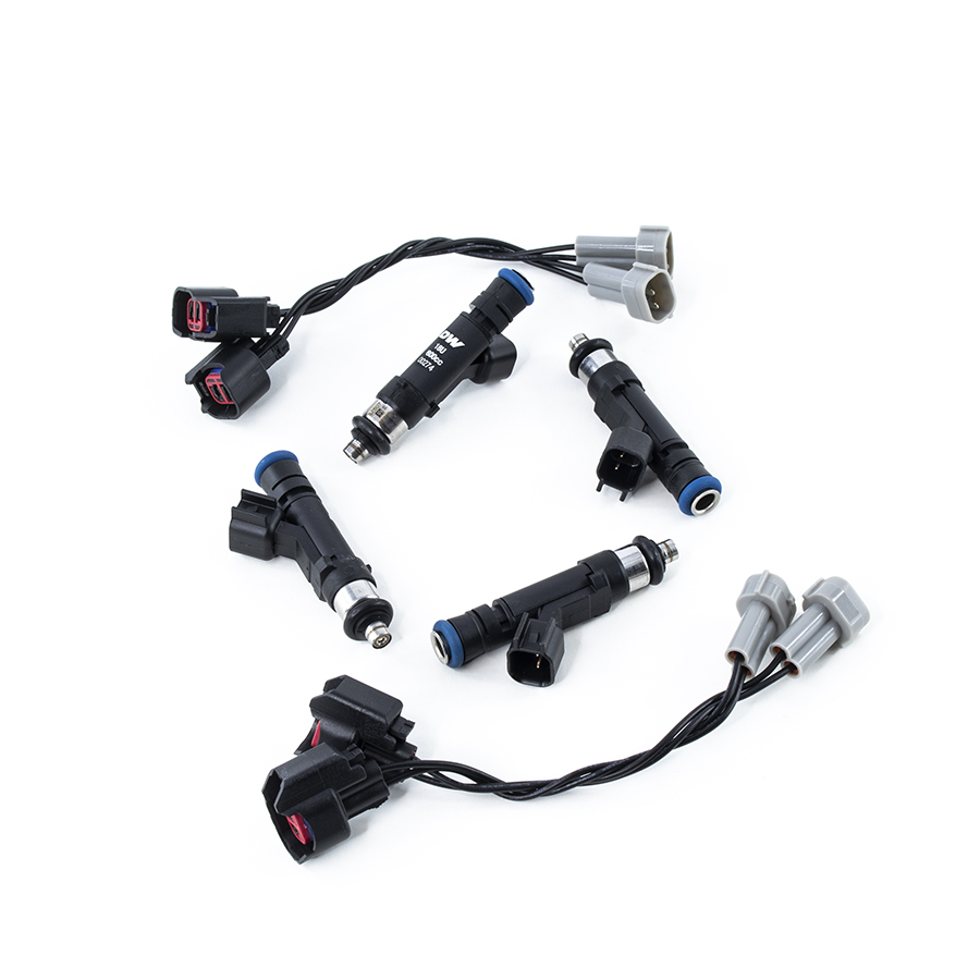 Deatschwerks 18U-08-0800-4 - 800cc Injectors 95-99 Mitsubishi Eclipse (DSM) and 03-06 EVO 8/9 (High Impedance)