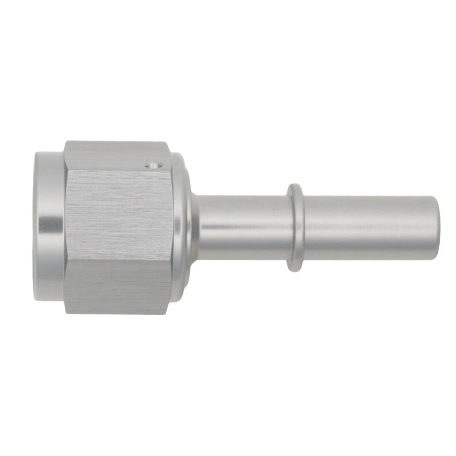 Deatschwerks 6-02-0133 - 8AN Female Flare Swivel to 3/8in Male EFI Quick Disconnect - Anodized DW Titanium