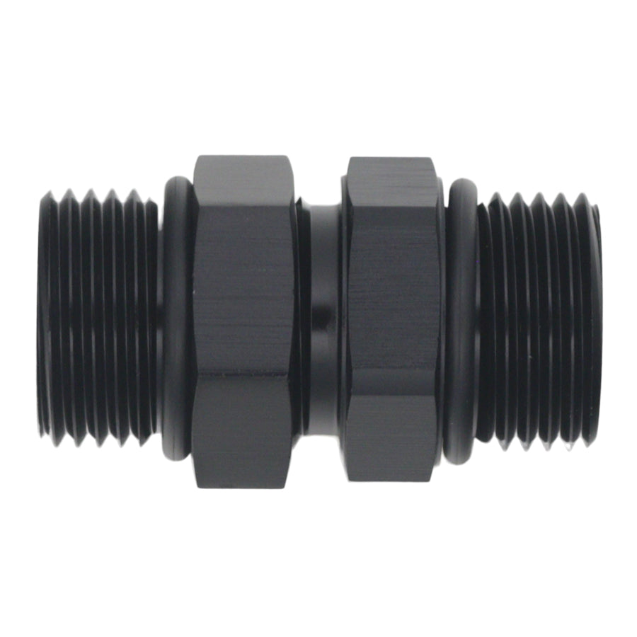 Deatschwerks 6-02-0421-B - 10AN ORB Male to 10AN ORB Male Swivel Adapter - Anodized Matte Black
