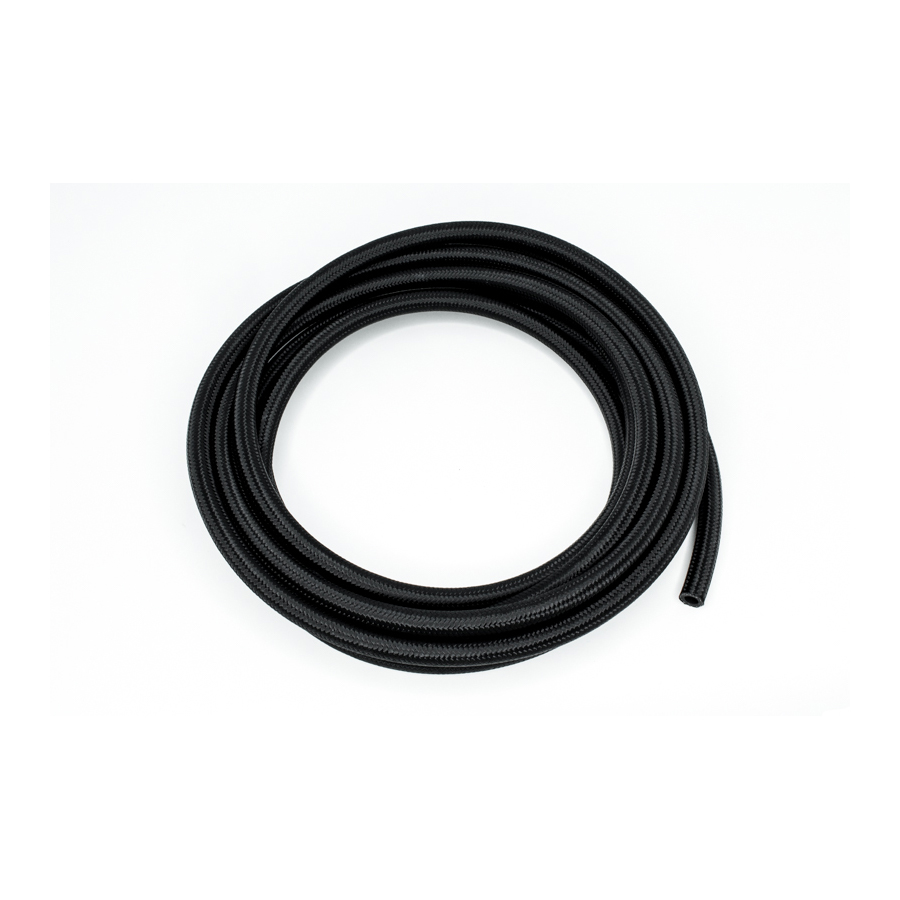 Deatschwerks 6-02-0815-20 - 6AN Black Nylon Braided CPE Hose 20 Feet