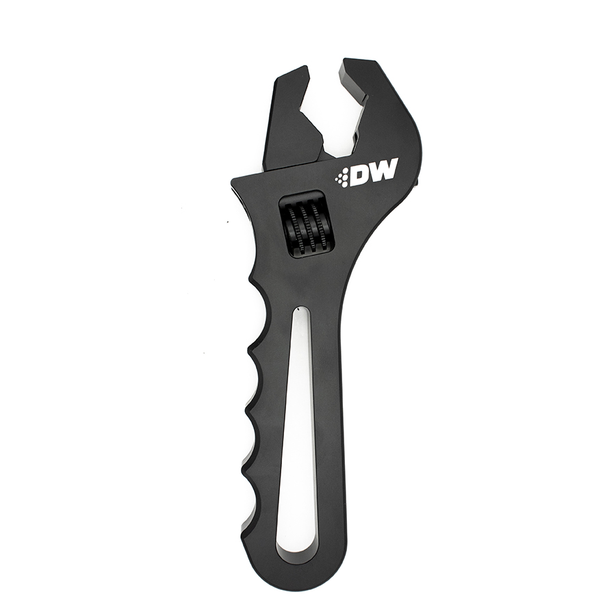 Deatschwerks 6-02-1006 - Adjustable AN Hose End Wrench - Black Anodized