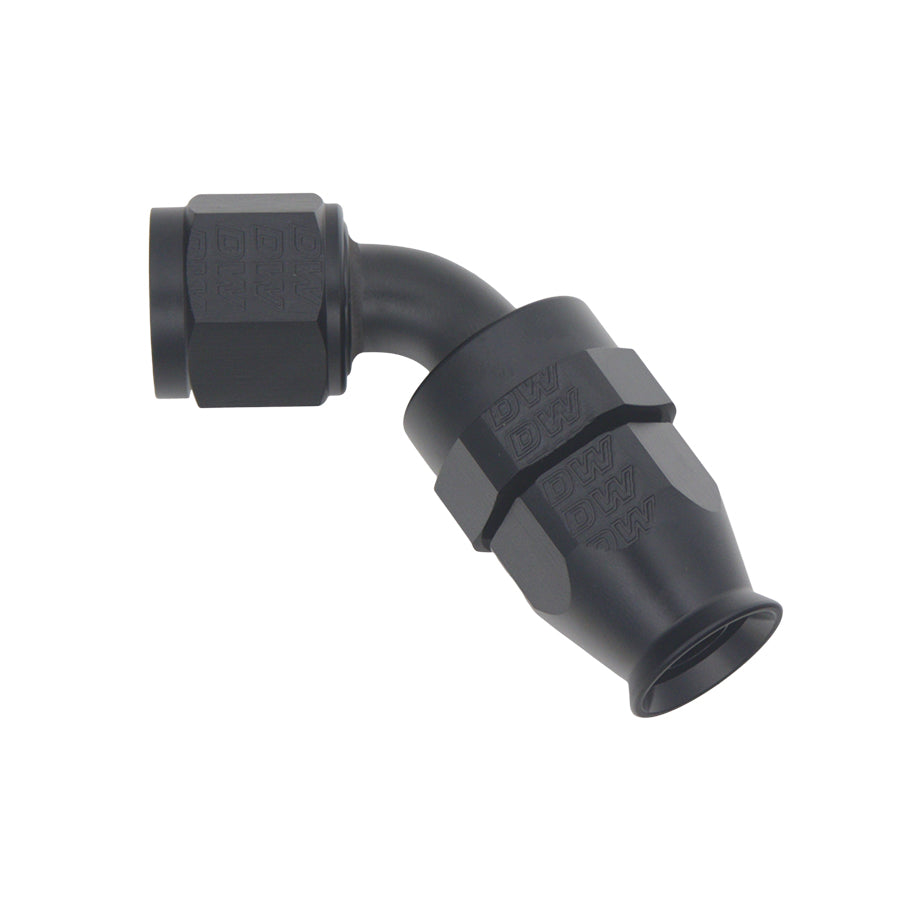 Deatschwerks 6-02-0874-B - 8 AN Female Flare Swivel 60-Degree Hose End PTFE - Anodized Matte Black Deatschwerks 6-02-0874-B - 8 AN Female Flare Swivel 60-Degree Hose End PTFE - Anodized Matte Black